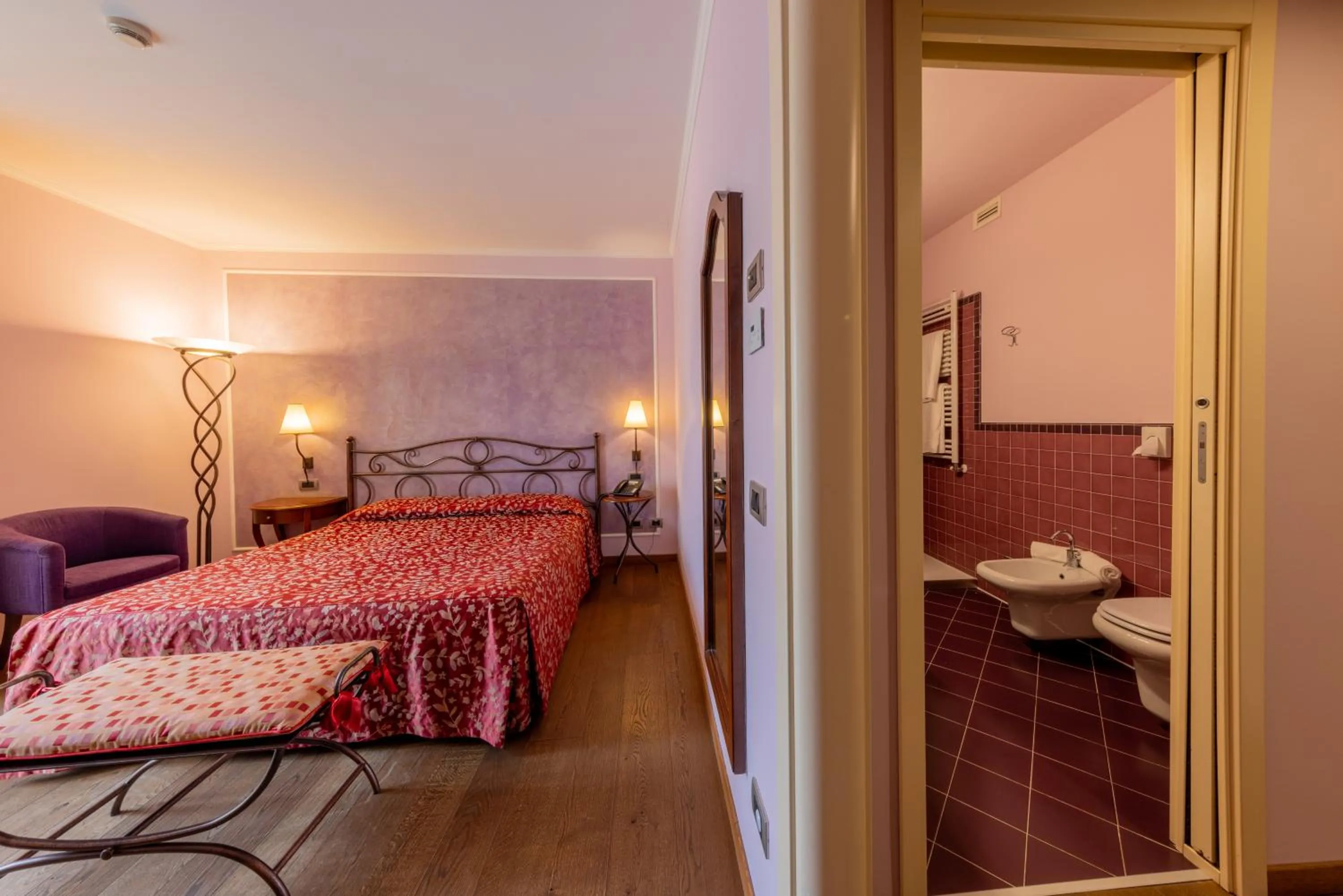 Bed in La Darsena Boutique Hotel & Restaurant