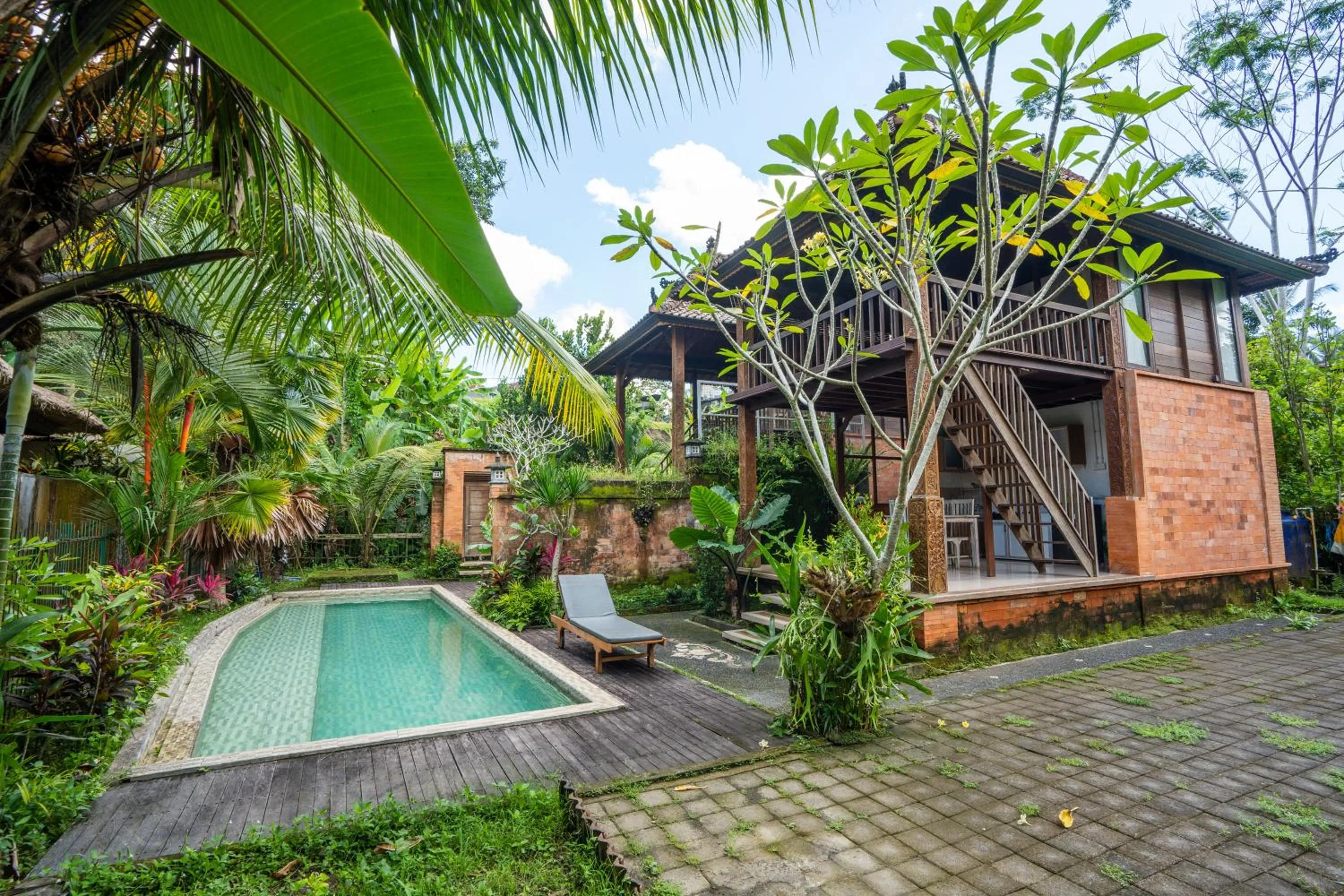 Swimming pool in Ubud Sawah Scenery Villa and Homestay