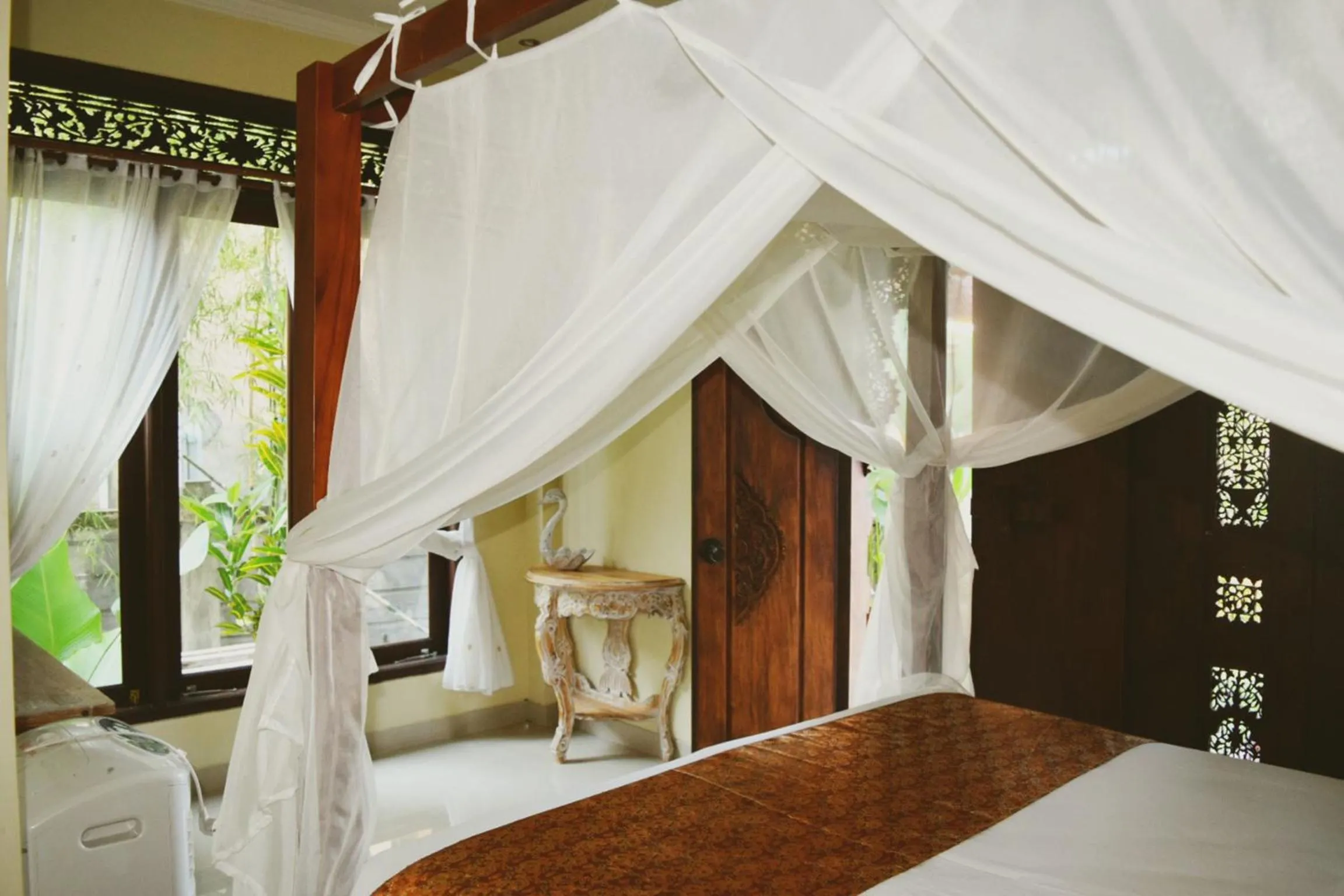 Bed in Ubud Sawah Scenery Villa and Homestay
