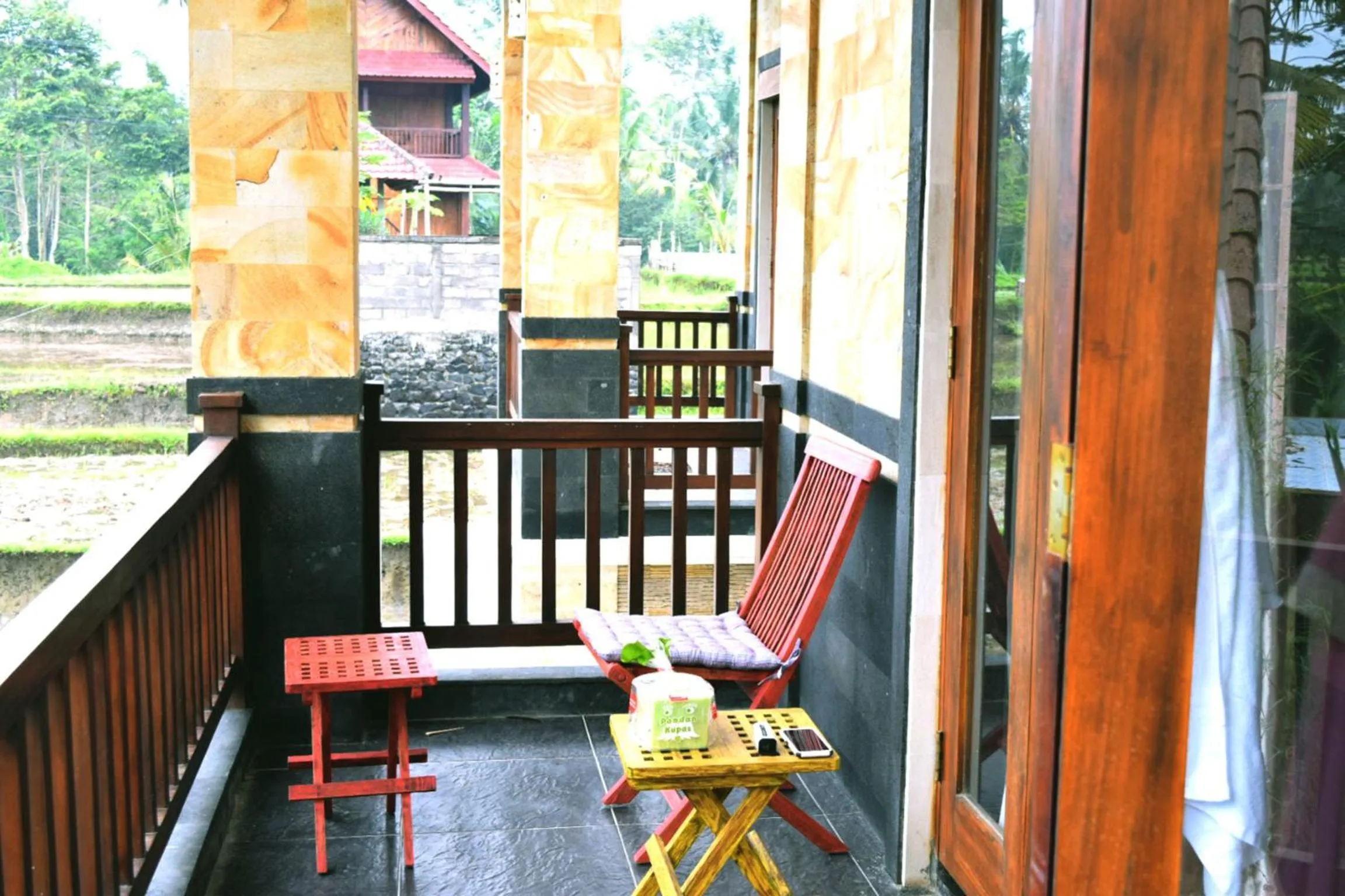 Balcony/Terrace in Ubud Sawah Scenery Villa and Homestay