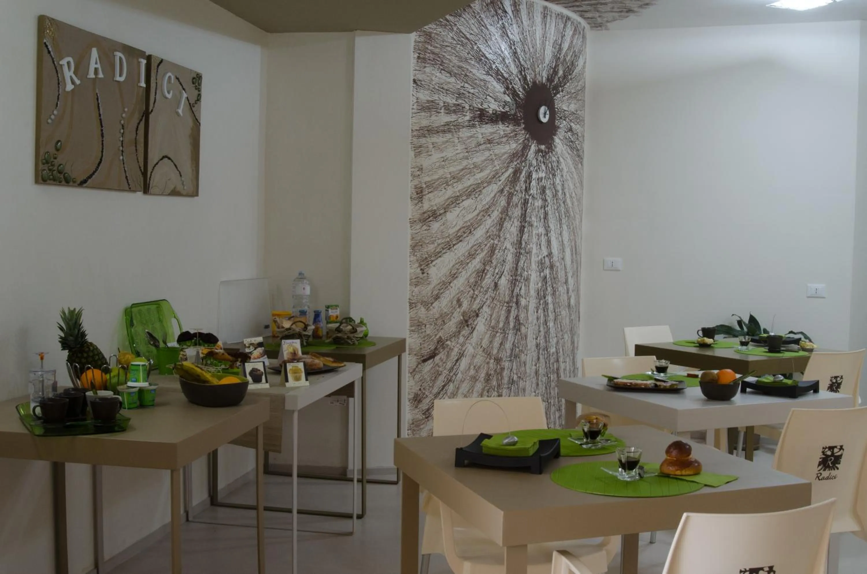 Food and drinks in B&B Radici