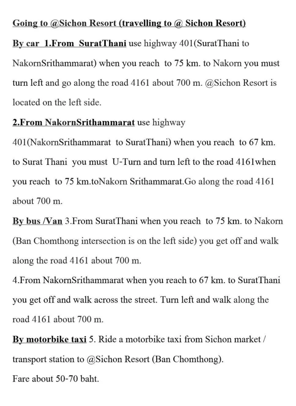 Floor plan in At Sichon Resort