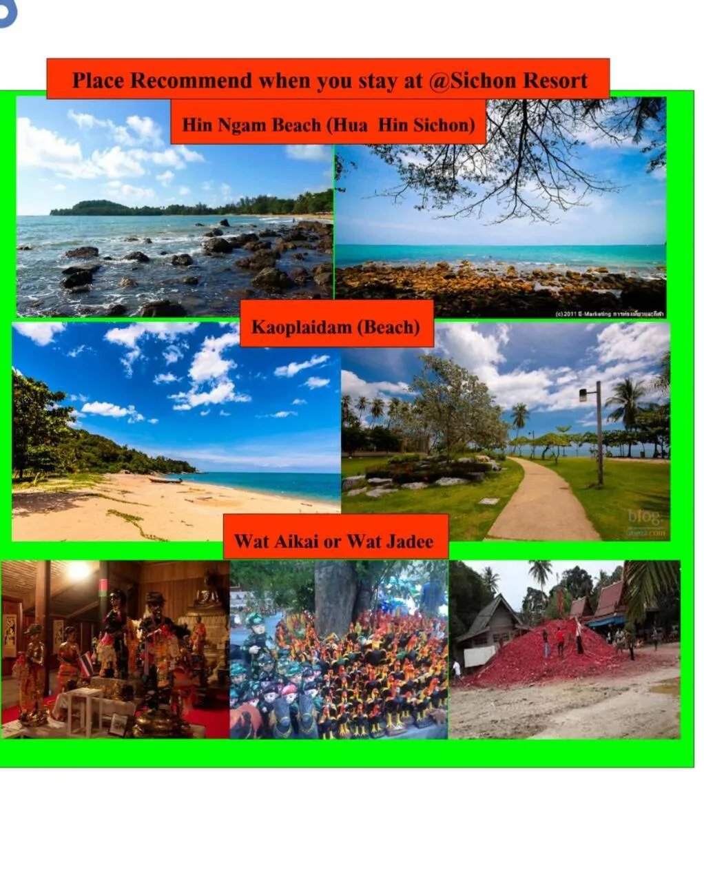 Activities in At Sichon Resort