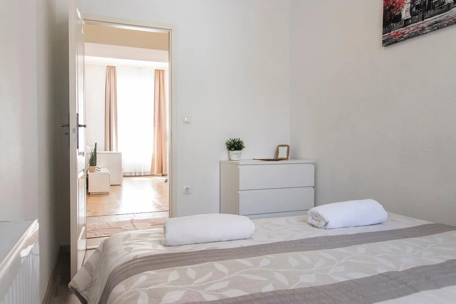 Bed in Real Apartments Révay