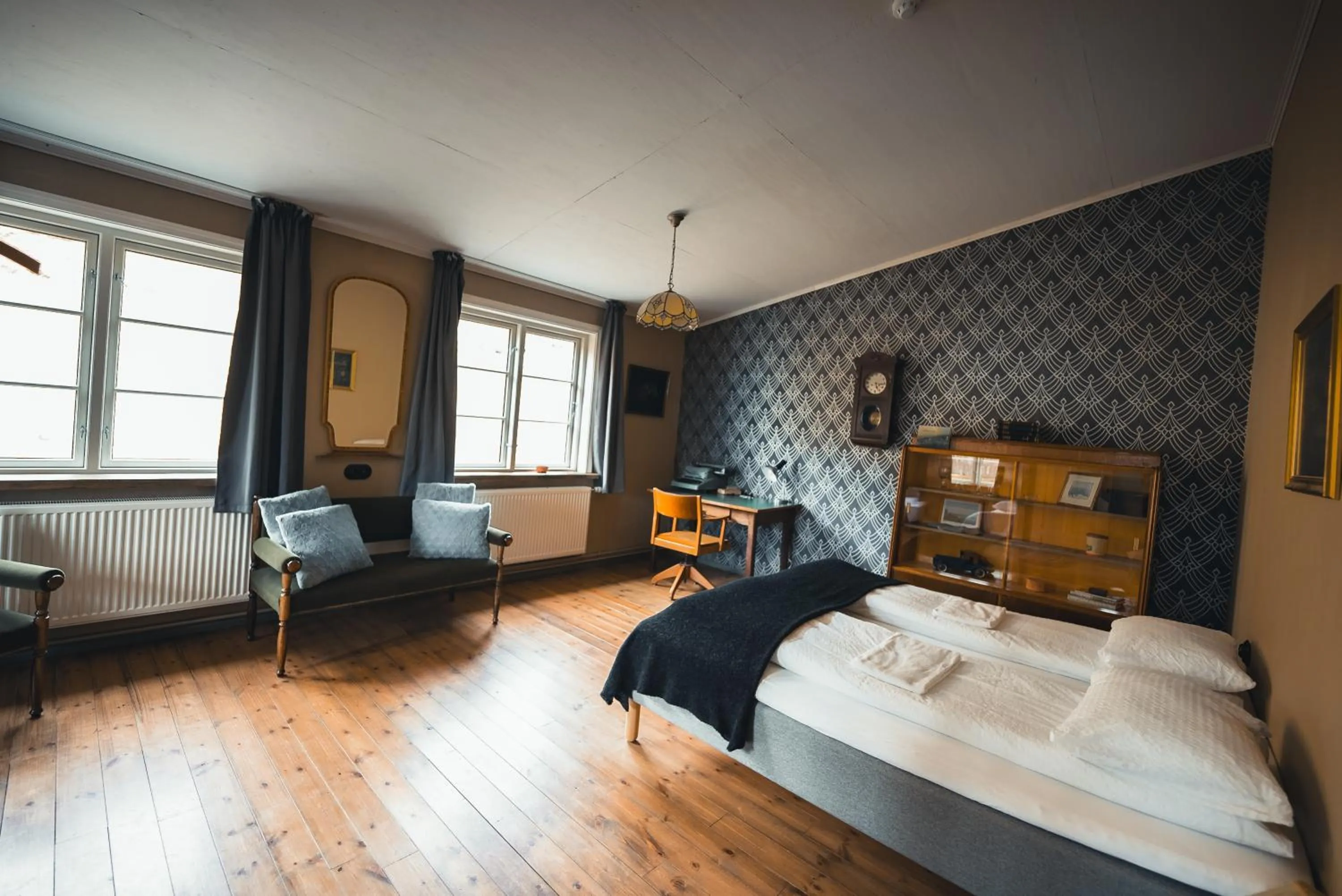 Bedroom, Bed in Wilderness Center / Óbyggðasetur Íslands