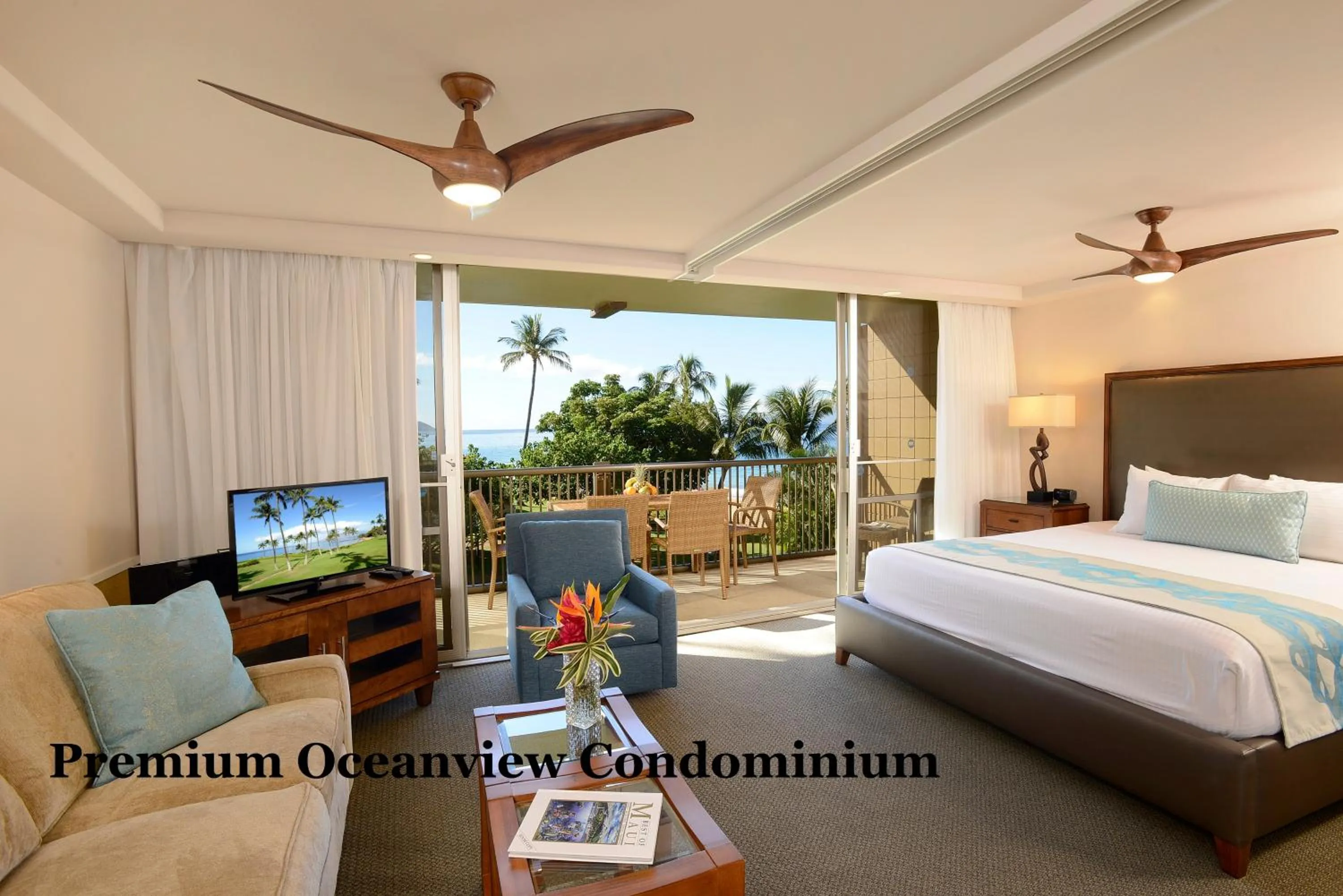 Bed in Mana Kai Maui - Official Onsite Rental Company
