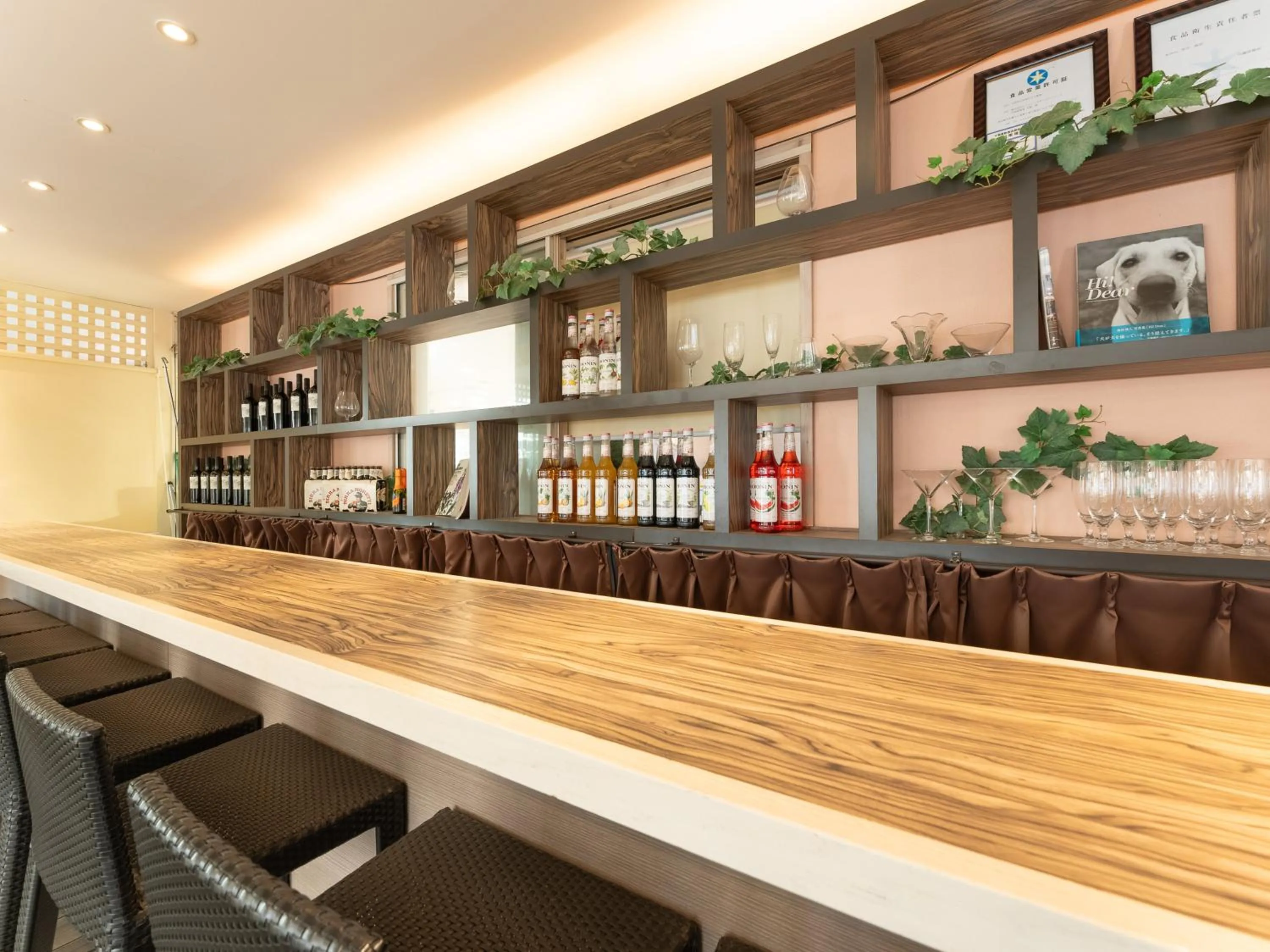 Lounge or bar in Koyaru-no-sato Doggys Island