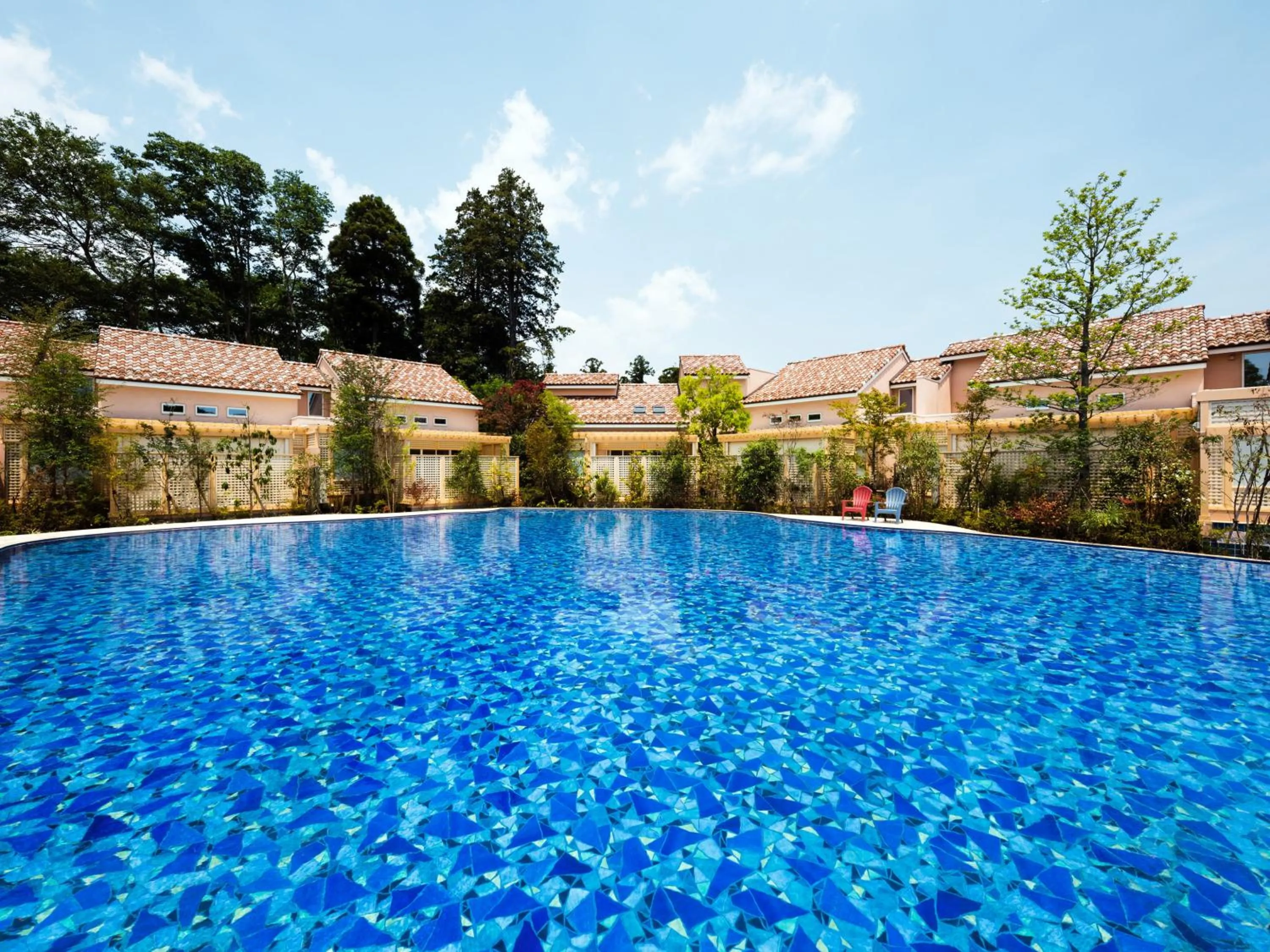 Pool view in Koyaru-no-sato Doggys Island