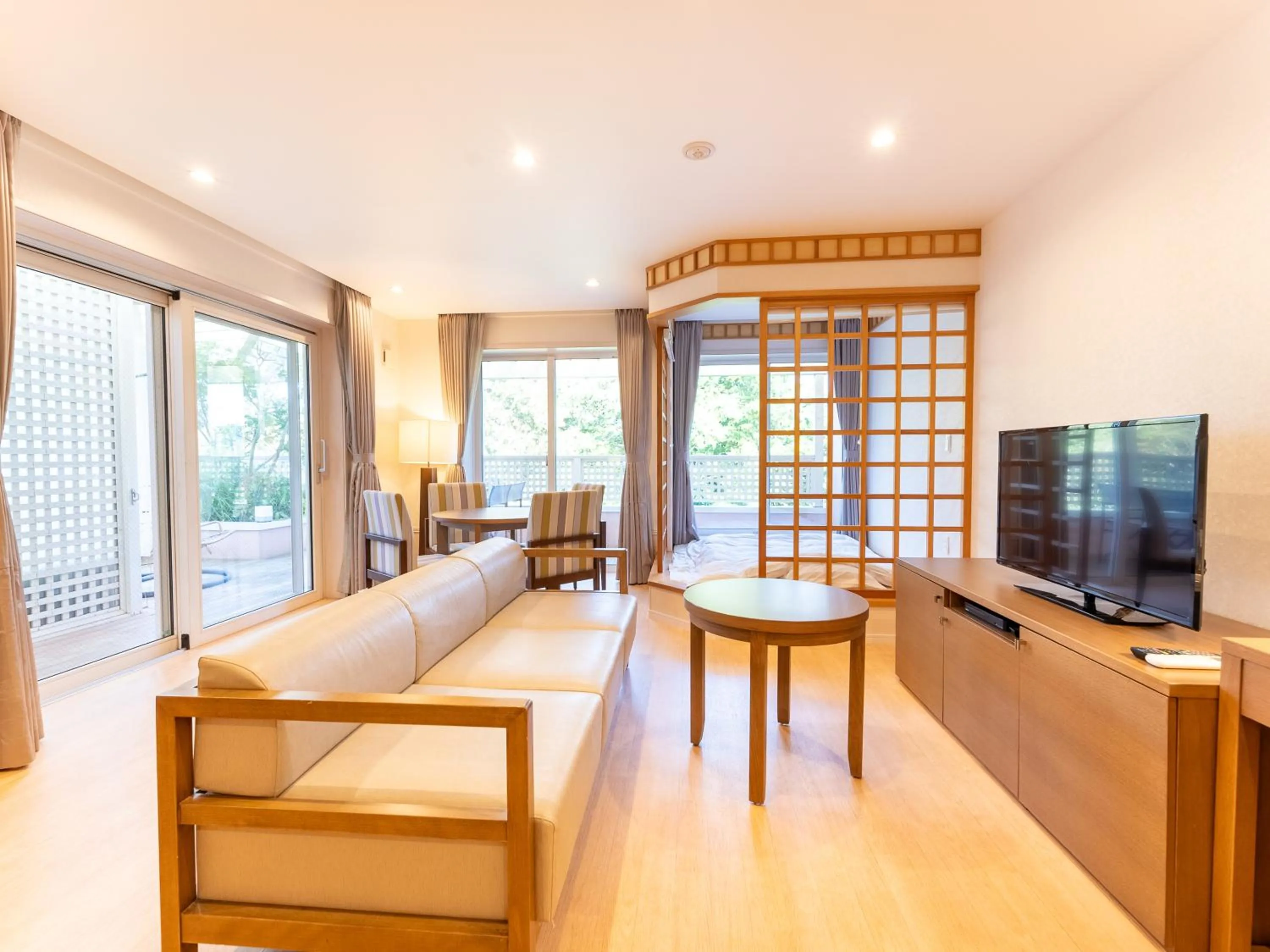 Living room in Koyaru-no-sato Doggys Island