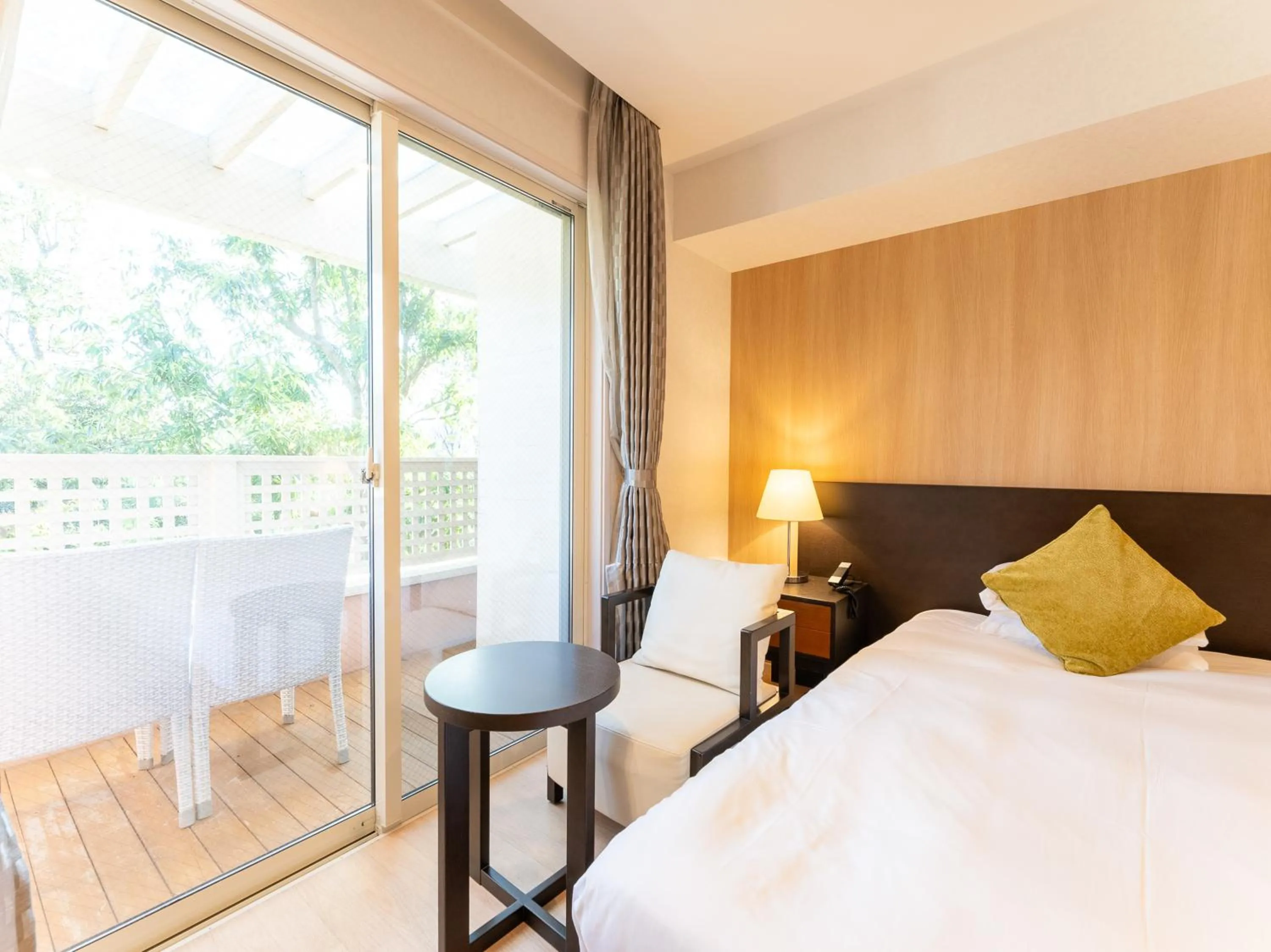 Bed in Koyaru-no-sato Doggys Island