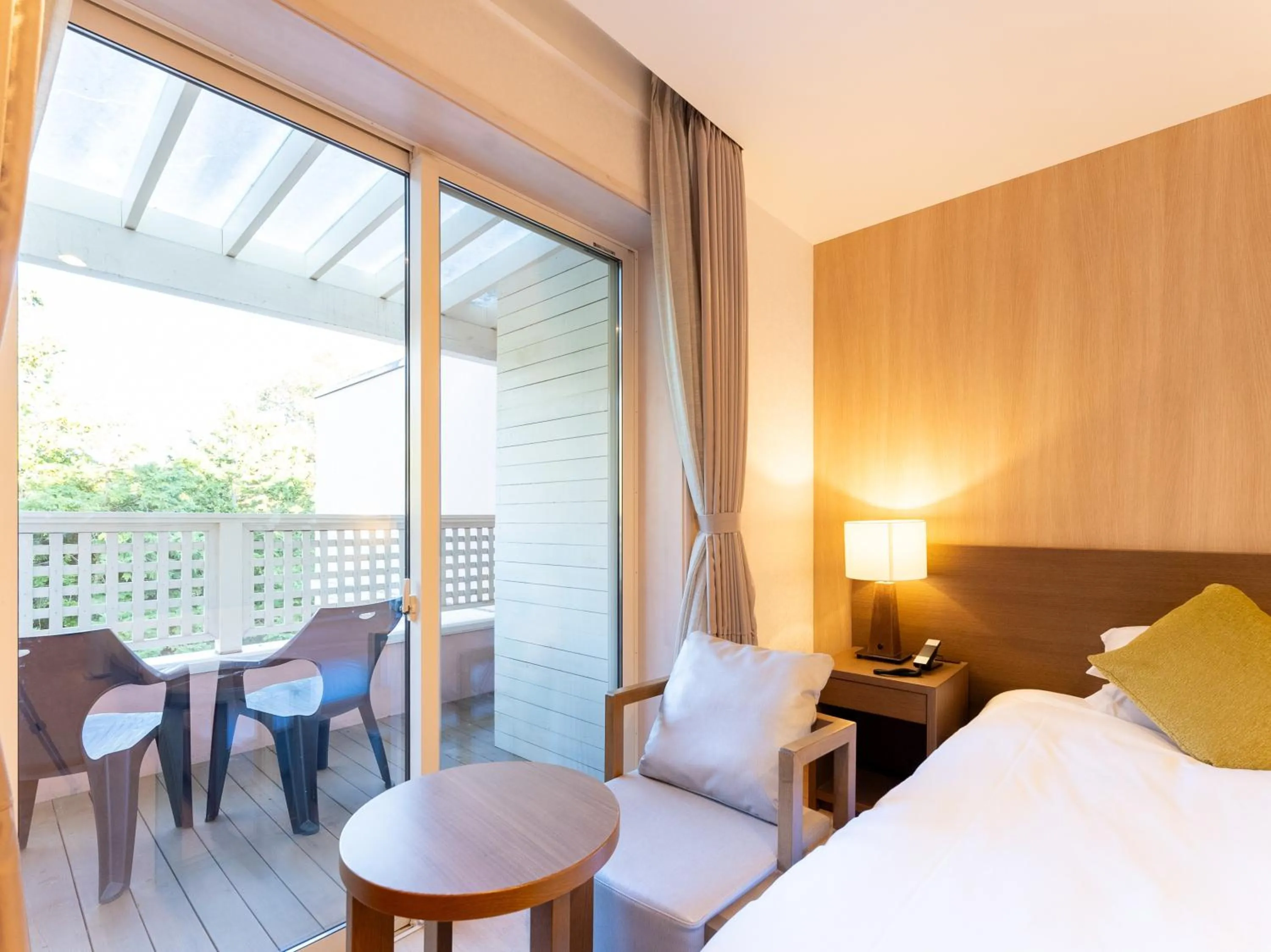 Bed in Koyaru-no-sato Doggys Island