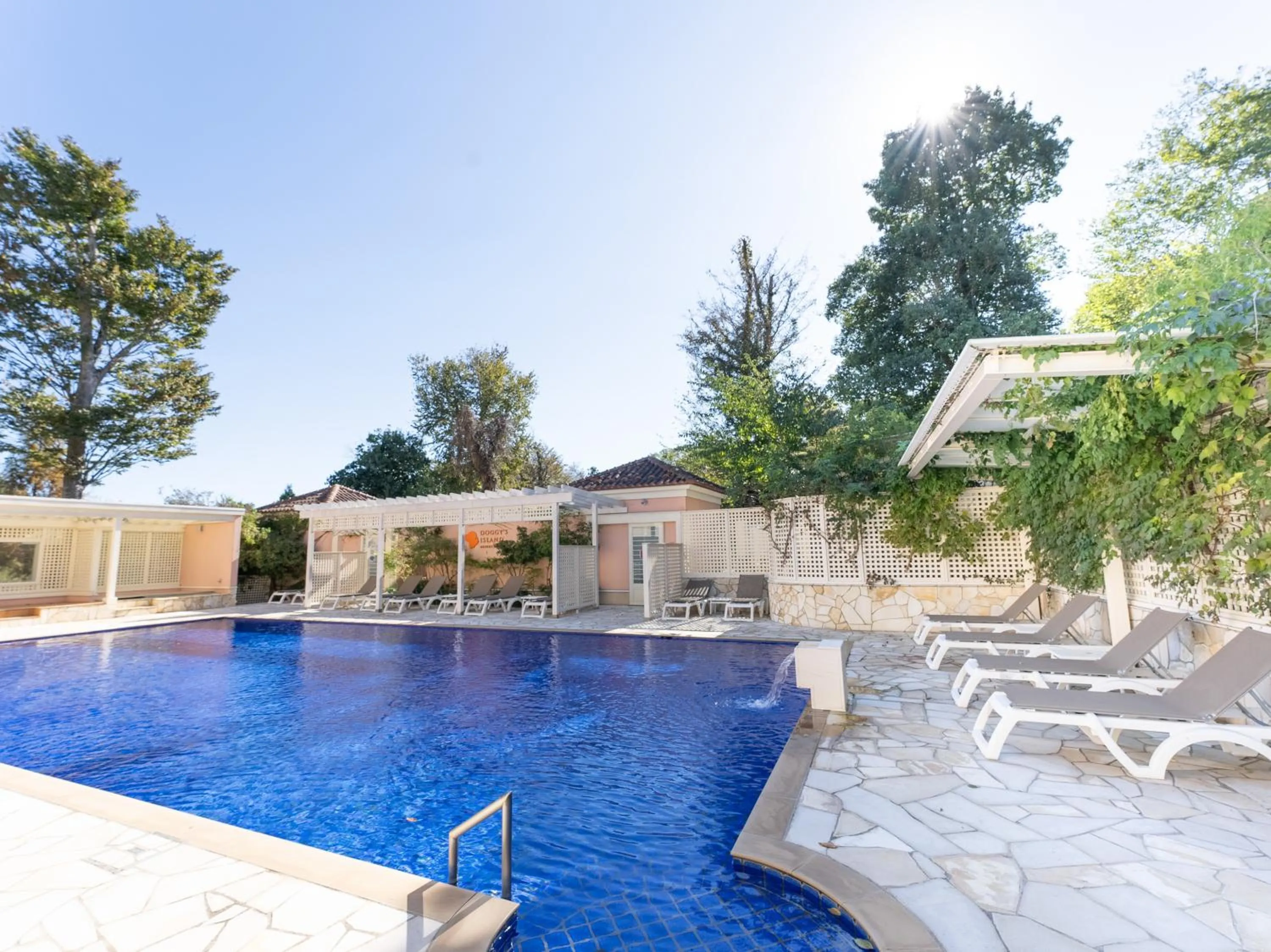 Pool view in Koyaru-no-sato Doggys Island