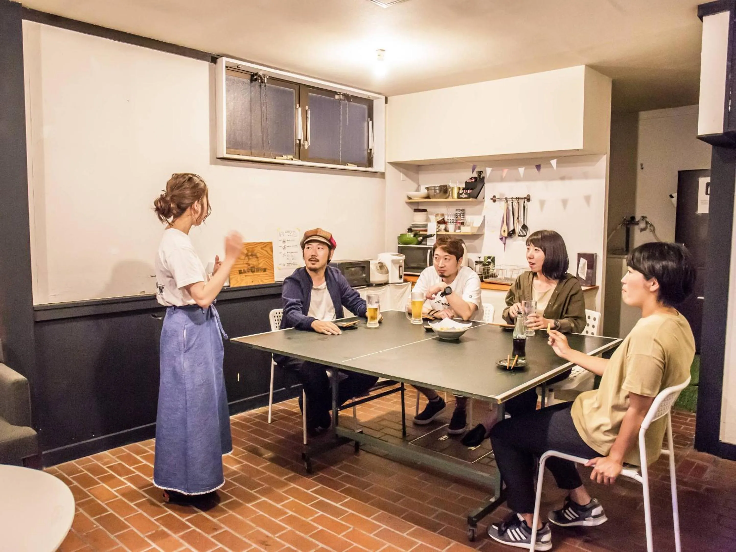 Guests in Bacchus Kofu Guesthouse