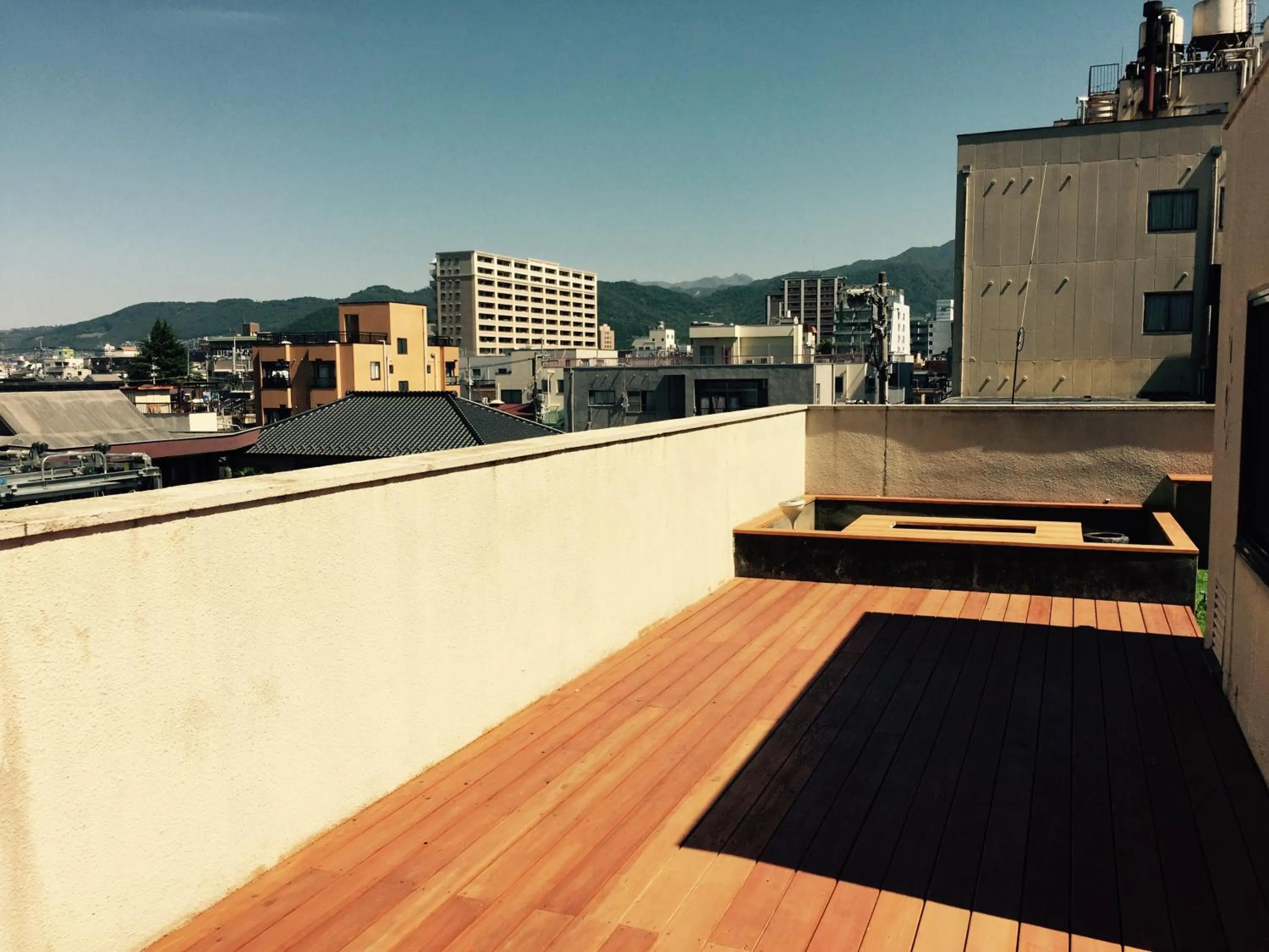 Balcony/Terrace in Bacchus Kofu Guesthouse
