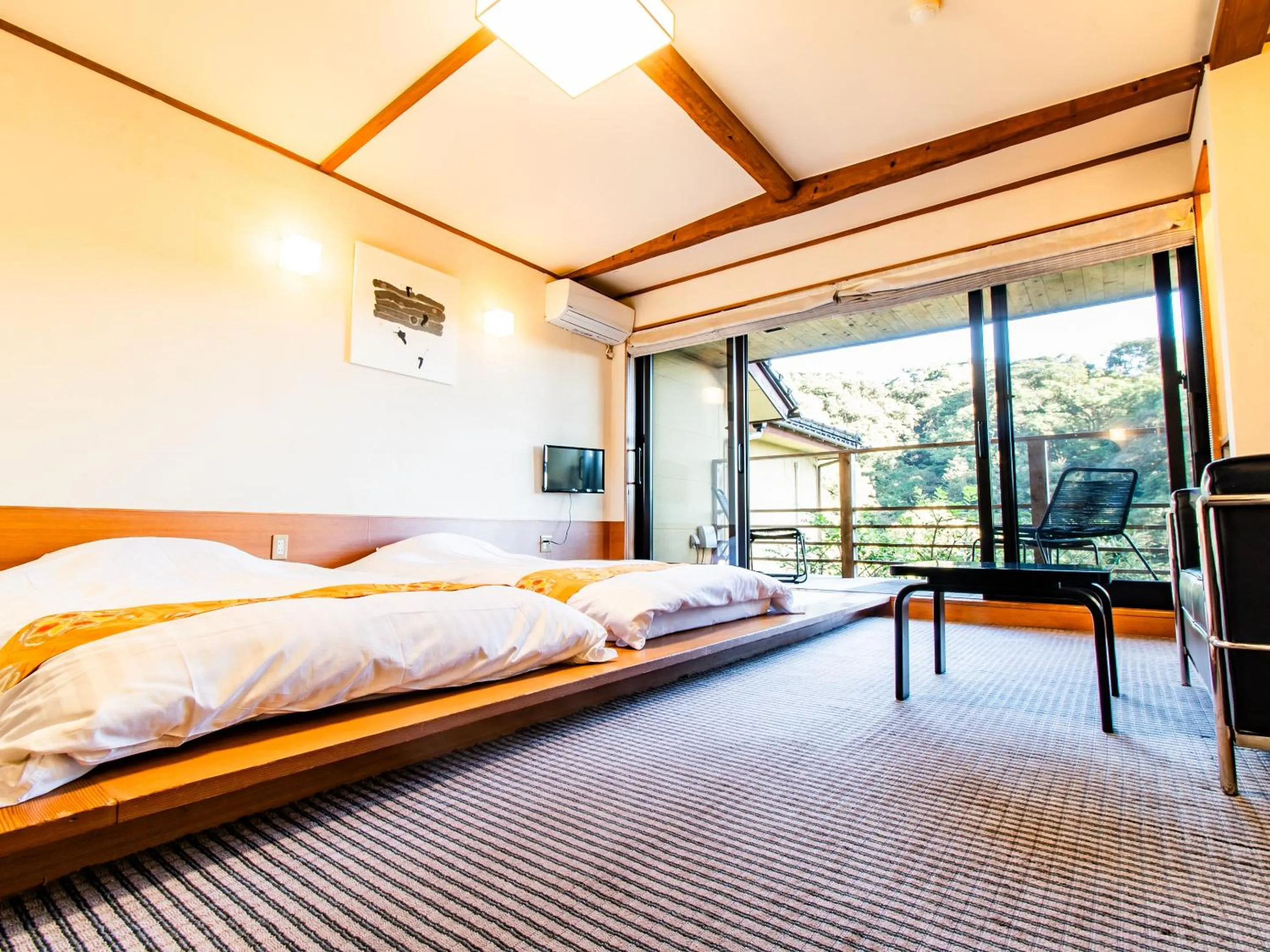 Bed in Kirishima Momijidani Seiryuso