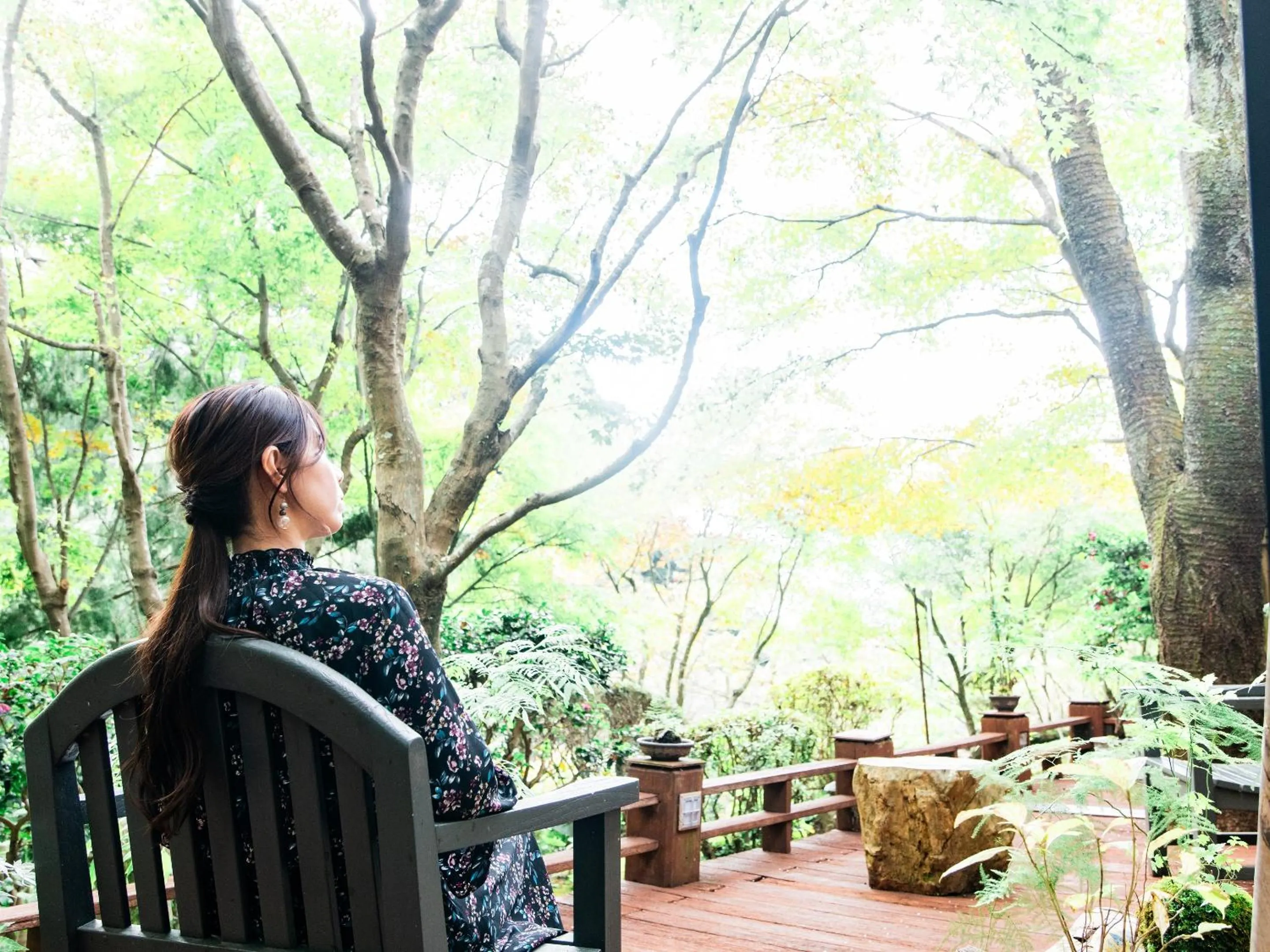 Balcony/Terrace in Kirishima Momijidani Seiryuso