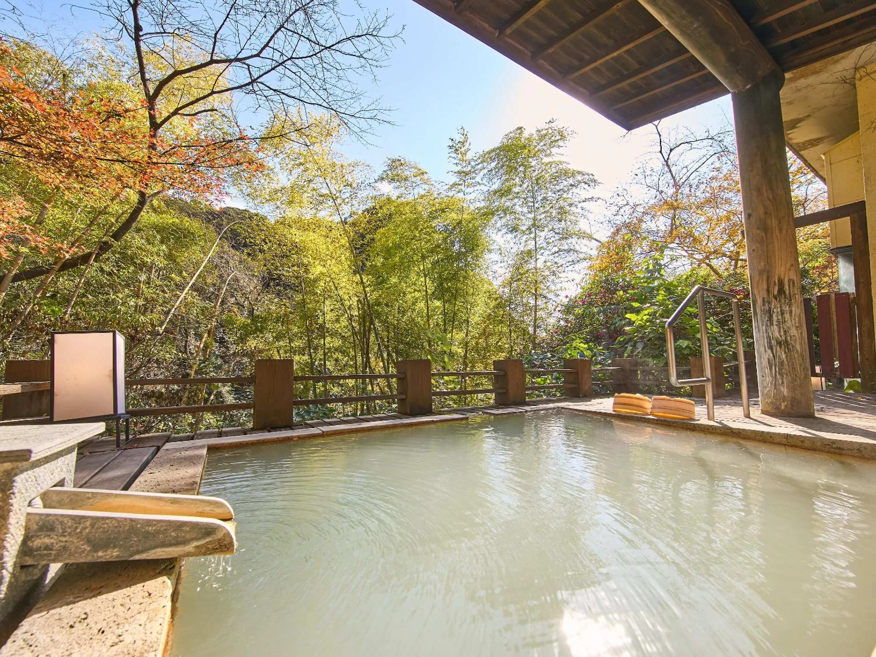 Open Air Bath in Kirishima Momijidani Seiryuso