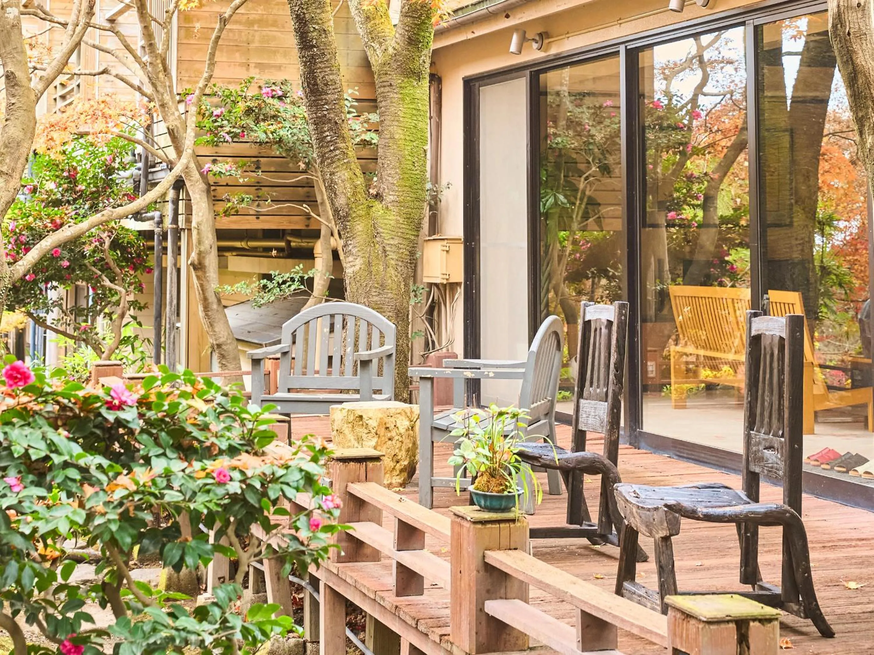 Balcony/Terrace in Kirishima Momijidani Seiryuso