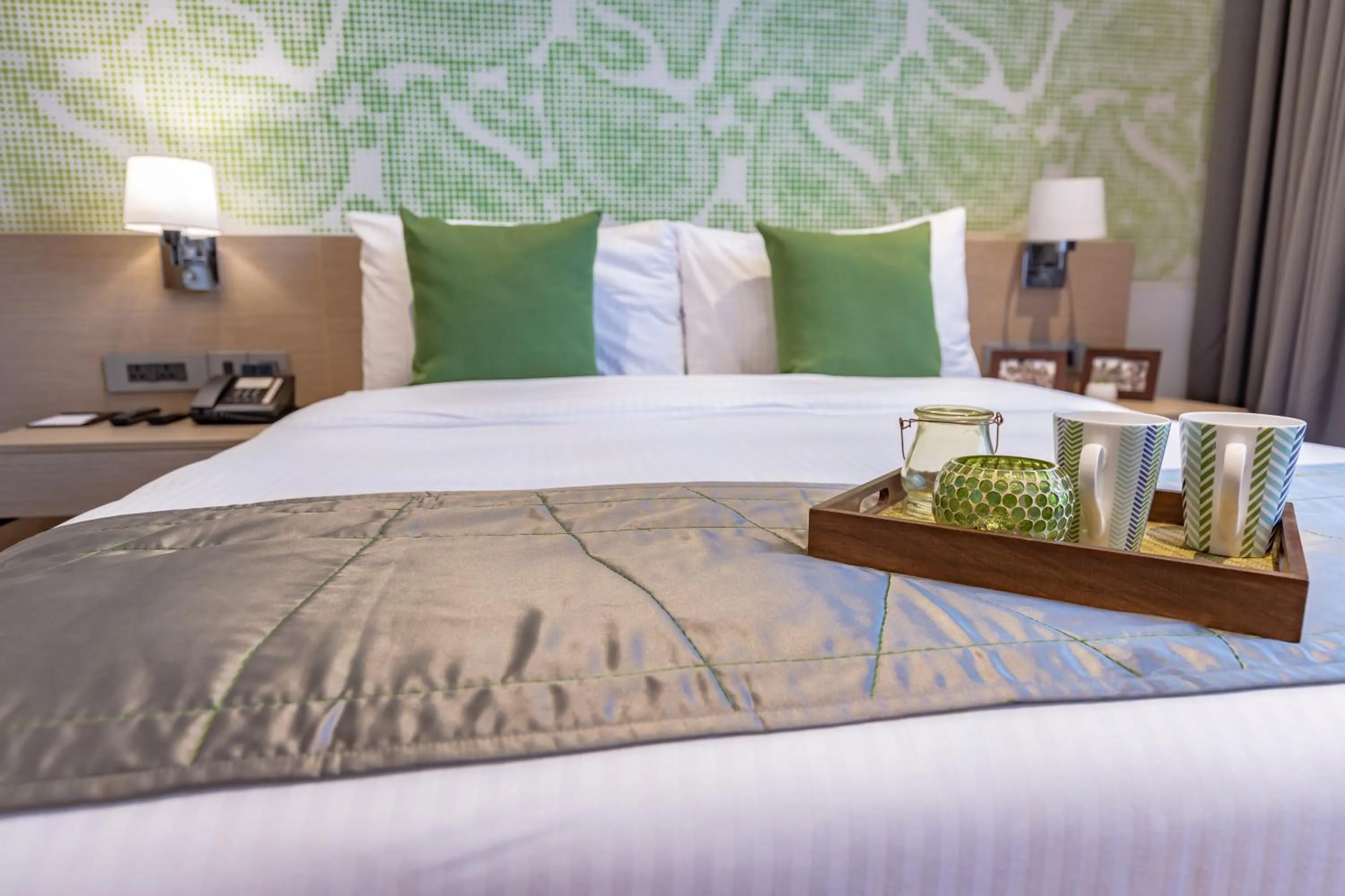 Bed in Citadines OMR Chennai