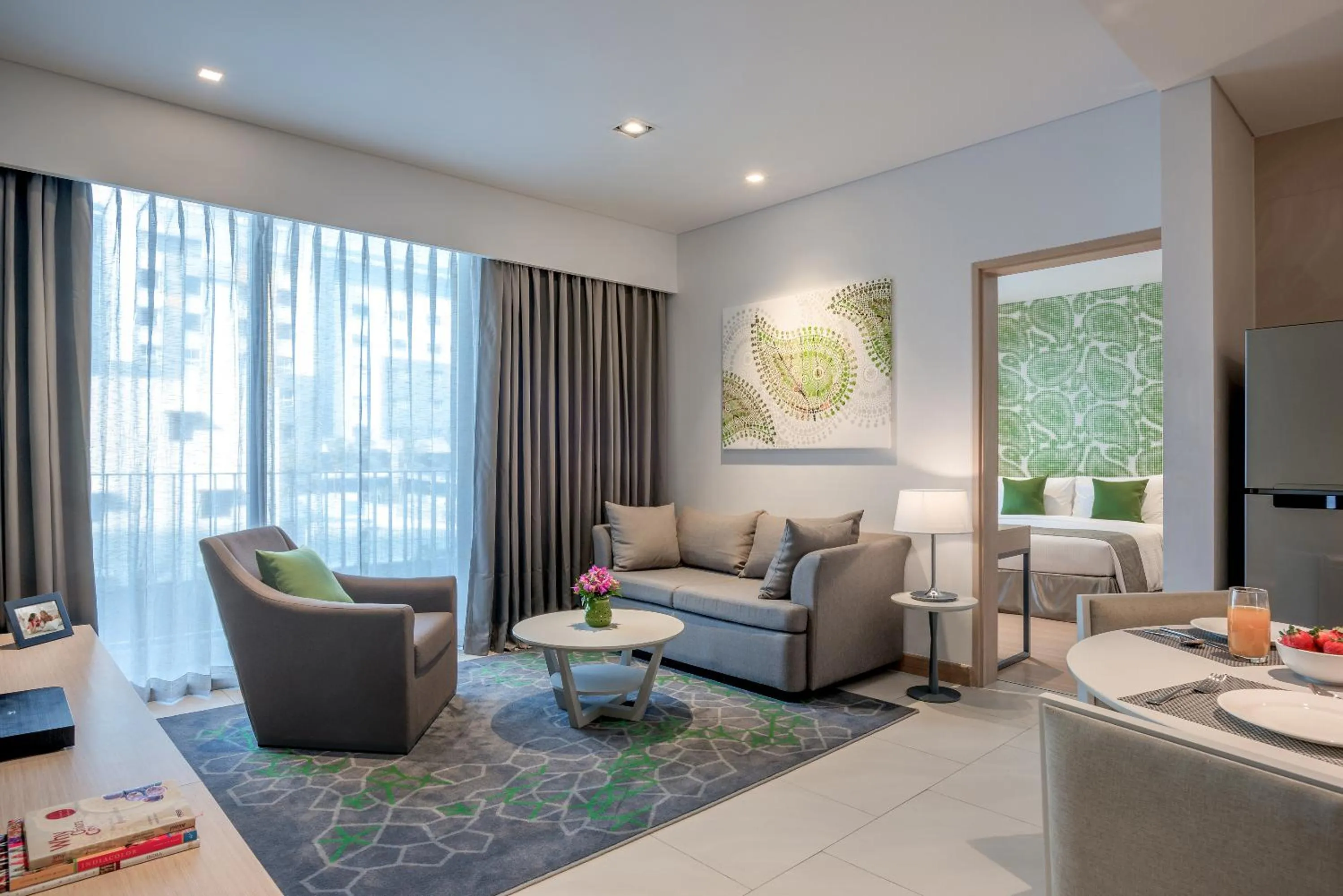 Living room in Citadines OMR Chennai