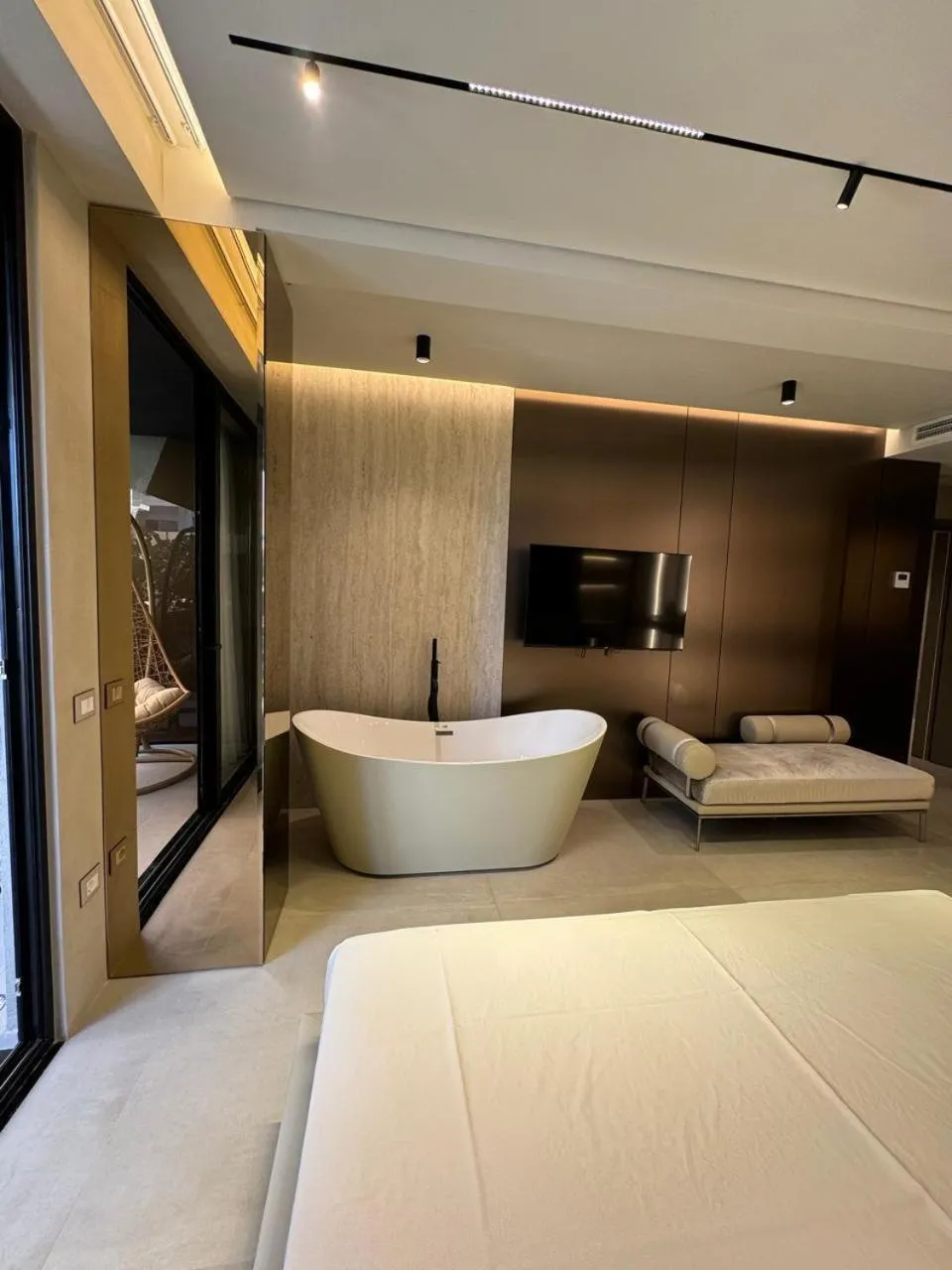 Bed in Hotel Miramare