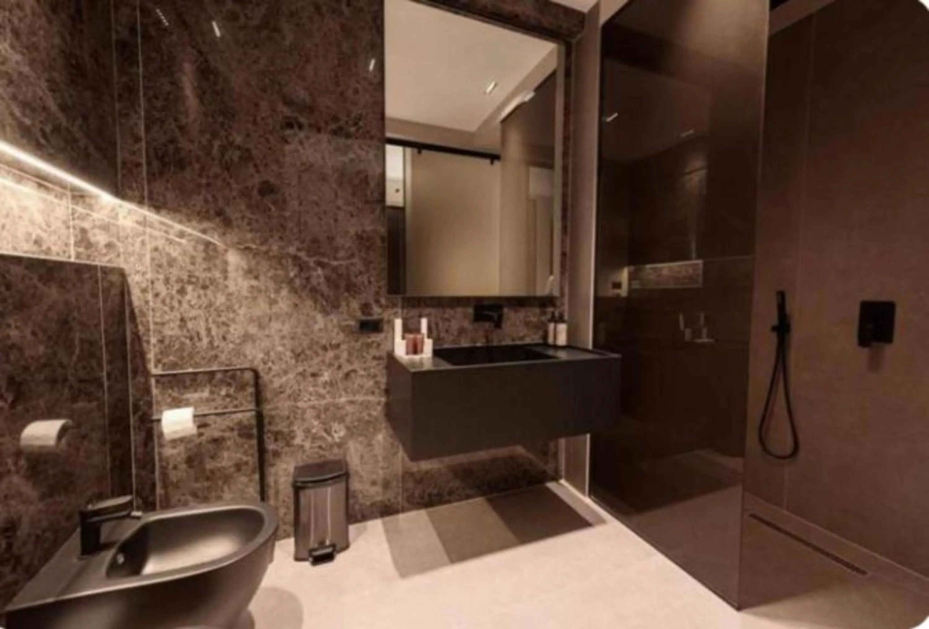 Bathroom in Hotel Miramare