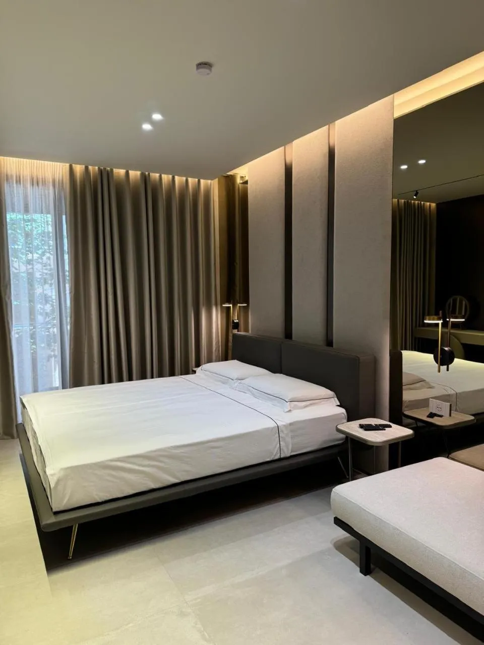 Bed in Hotel Miramare