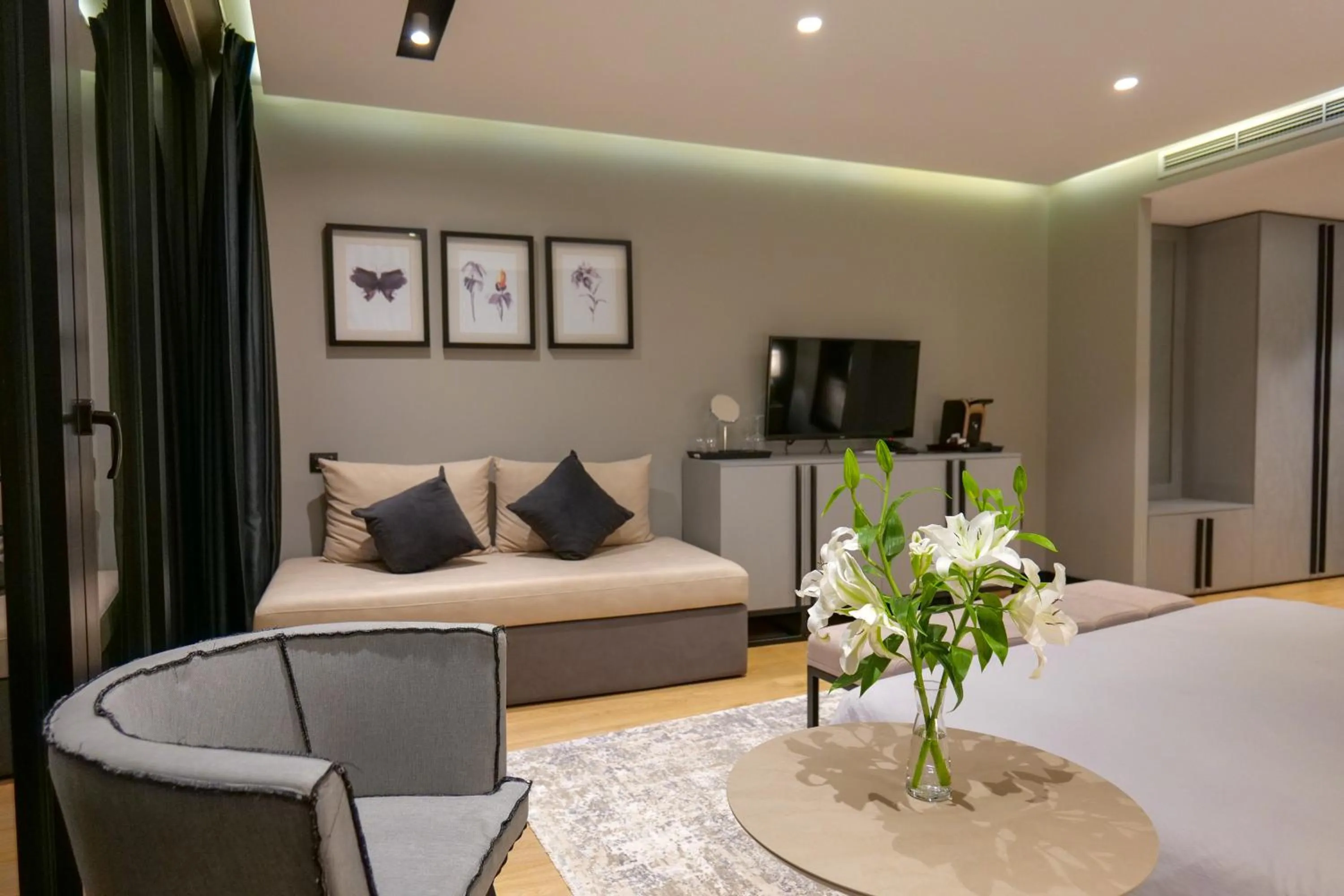 Bed in Hotel Miramare