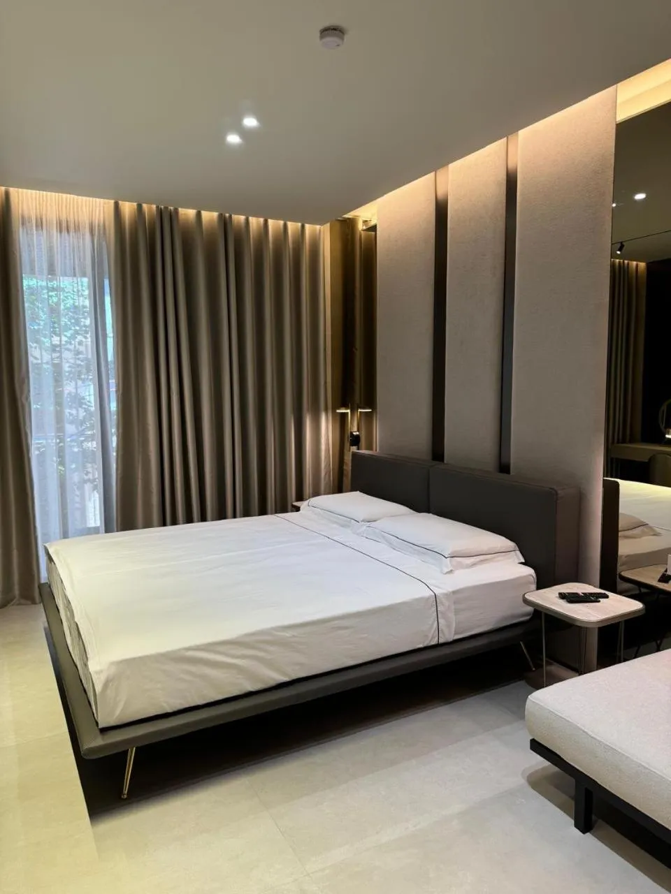 Bed in Hotel Miramare