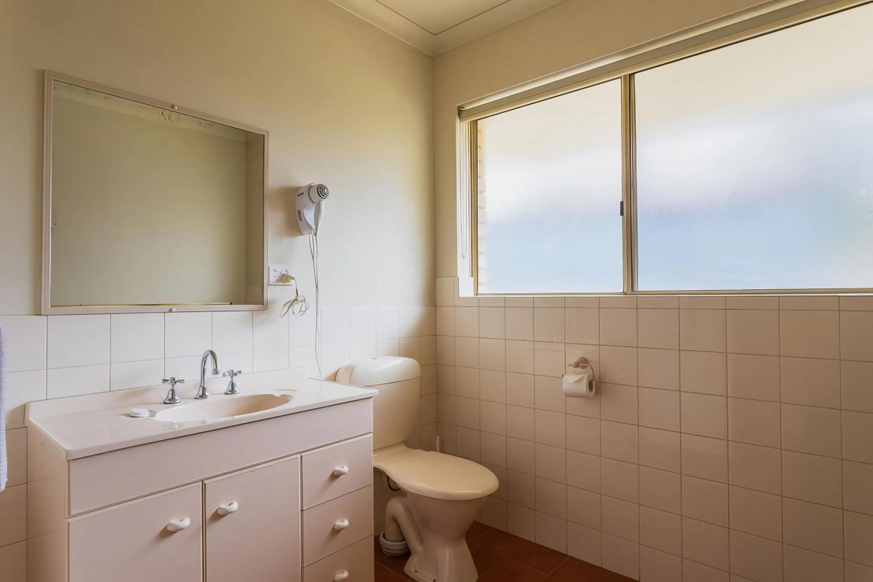 Shower in Busselton Villas and Glamping Village
