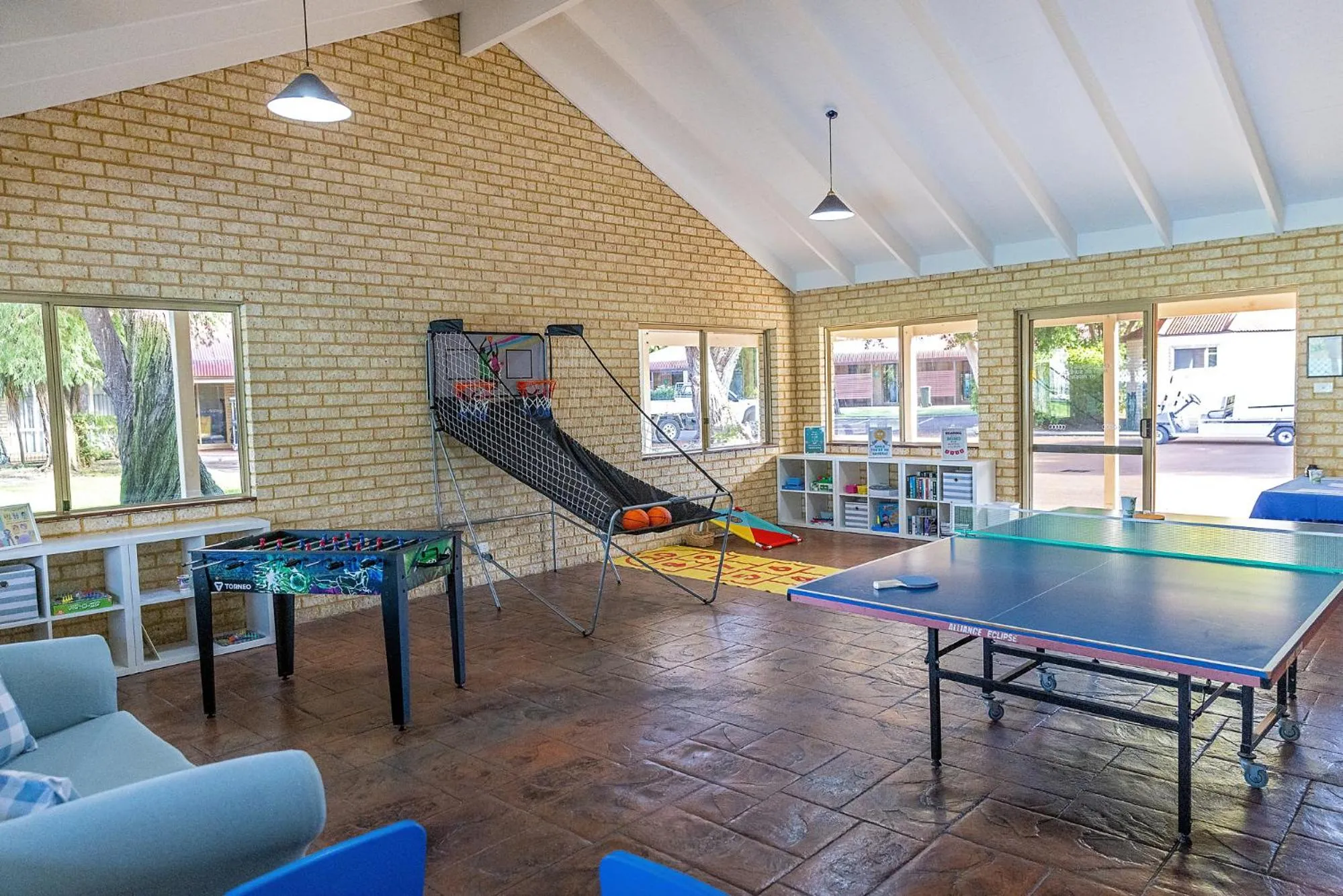 Game Room in Busselton Villas and Glamping Village