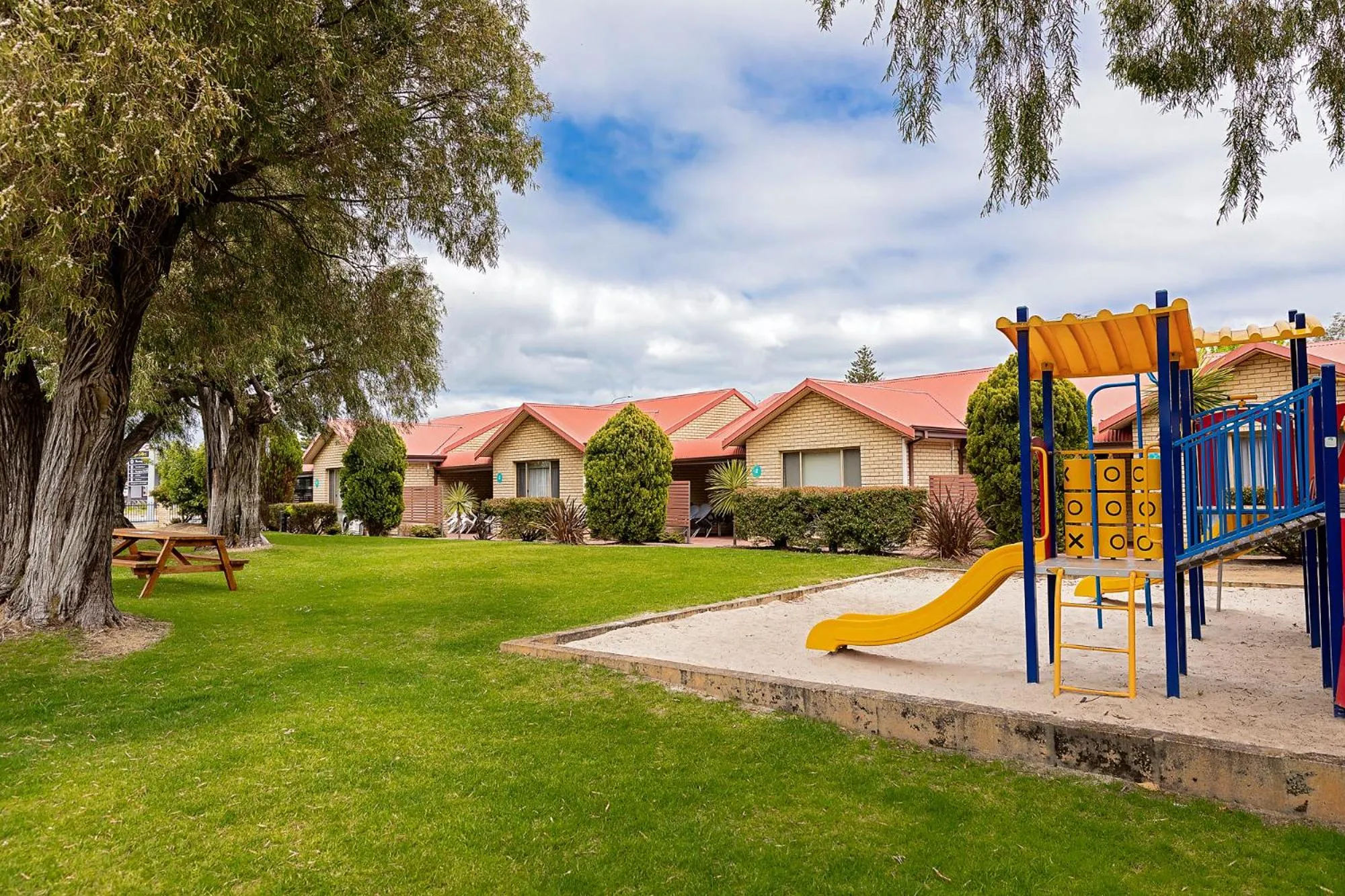 Property building in Busselton Villas and Glamping Village