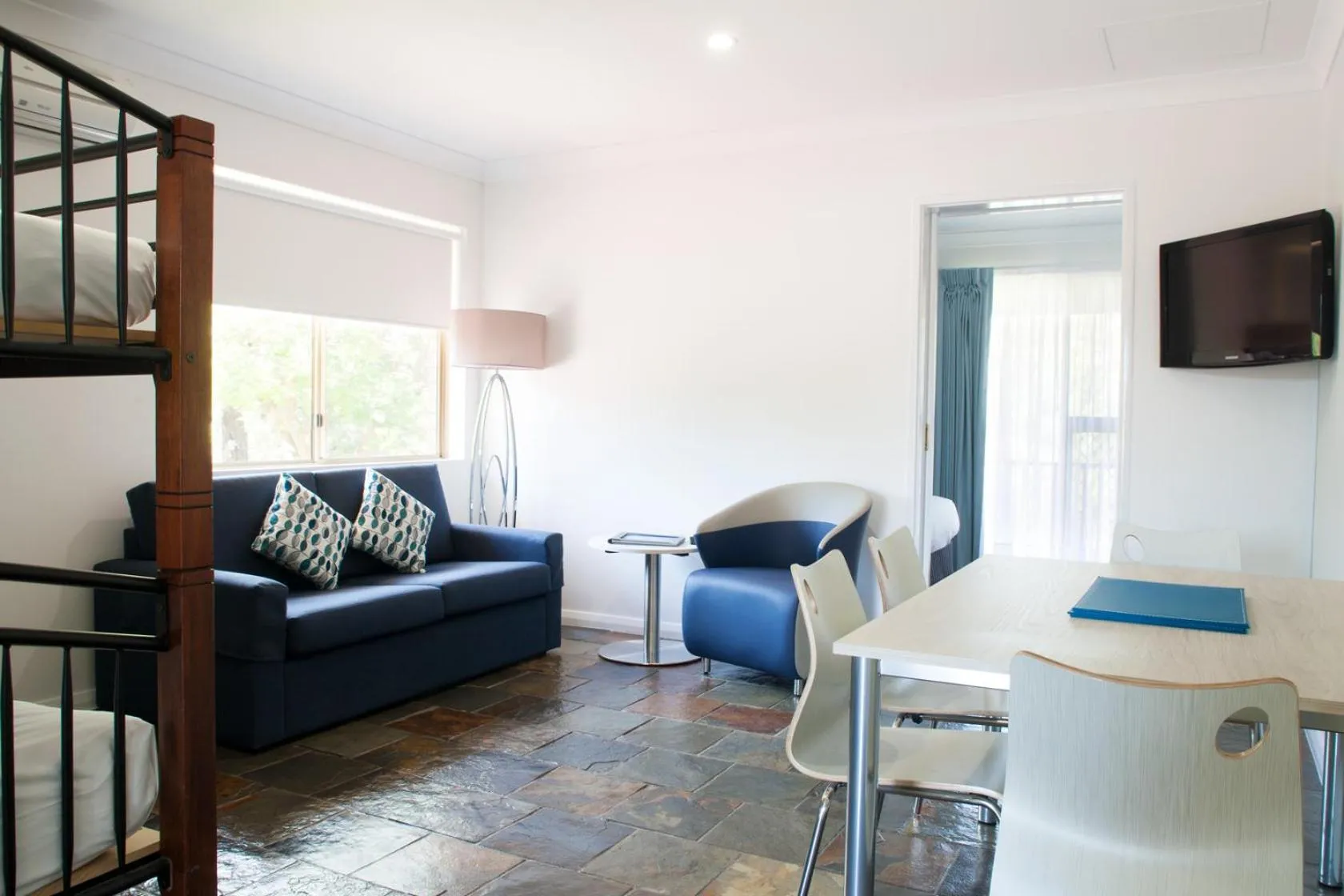 Seating area in Busselton Villas and Glamping Village