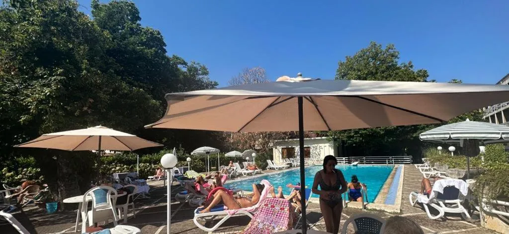Pool view in Mondial Park Hotel