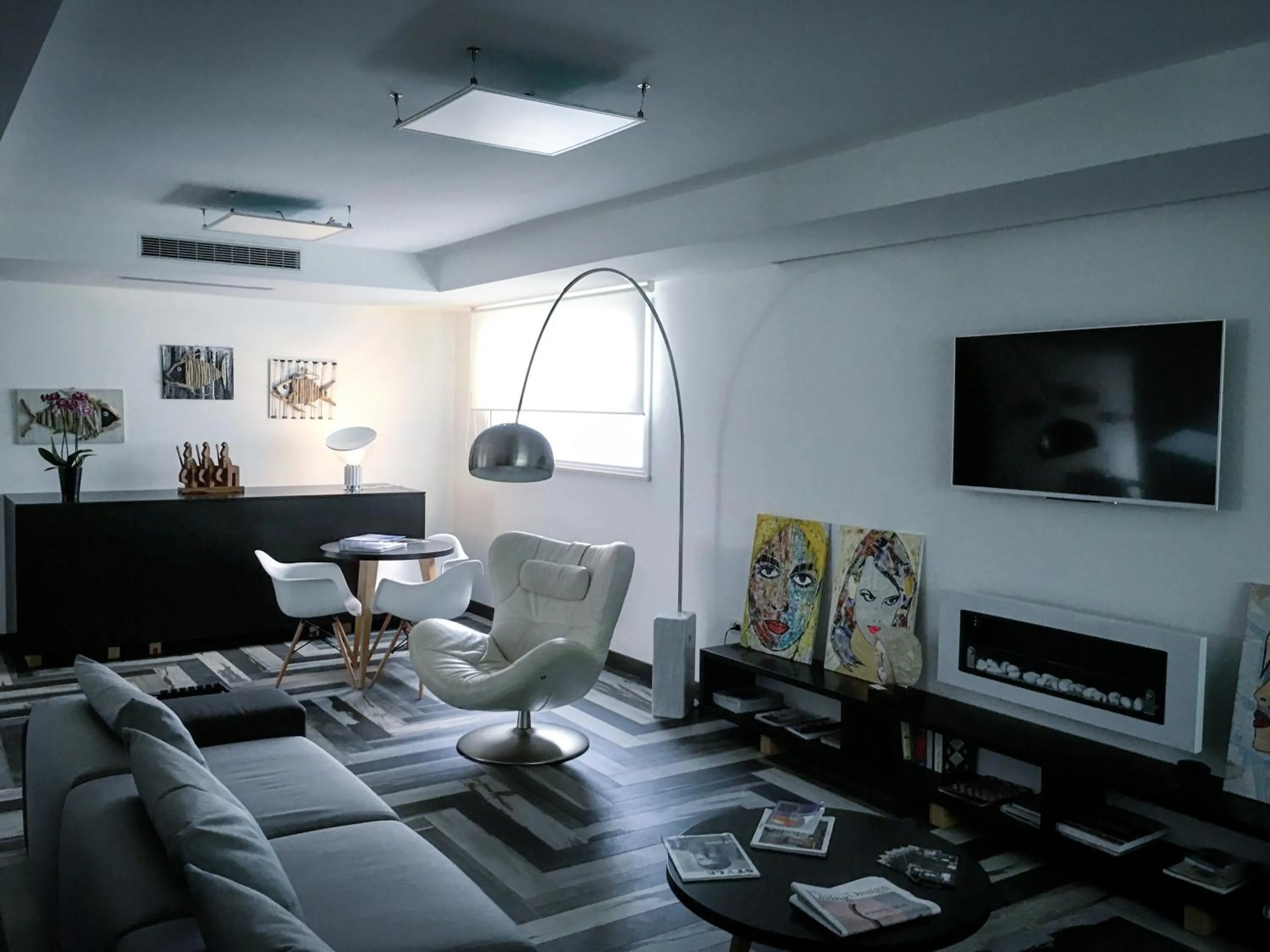 Communal lounge/ TV room in Residenza RoMa