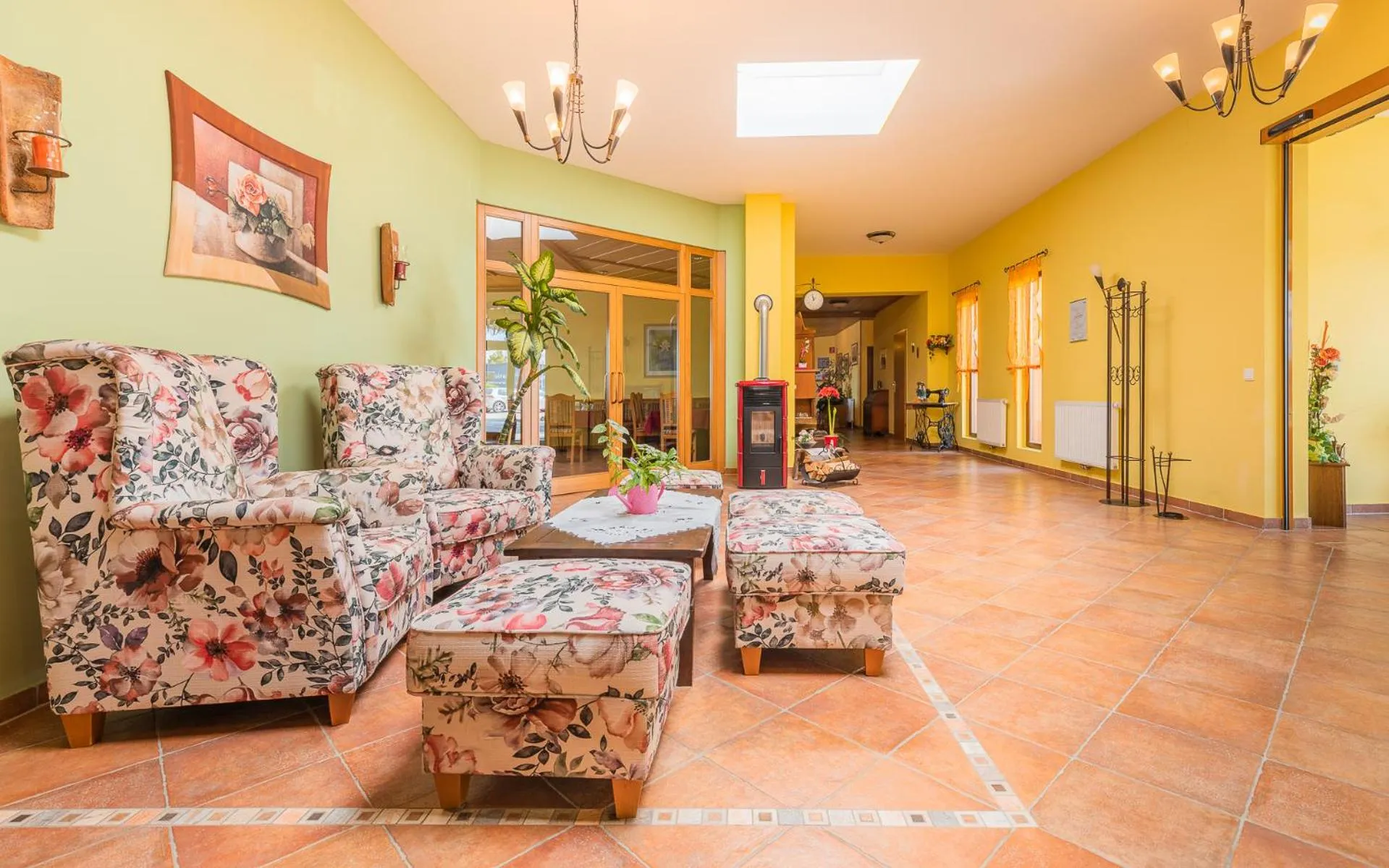 Lobby or reception in Hotel garni Steinfeld