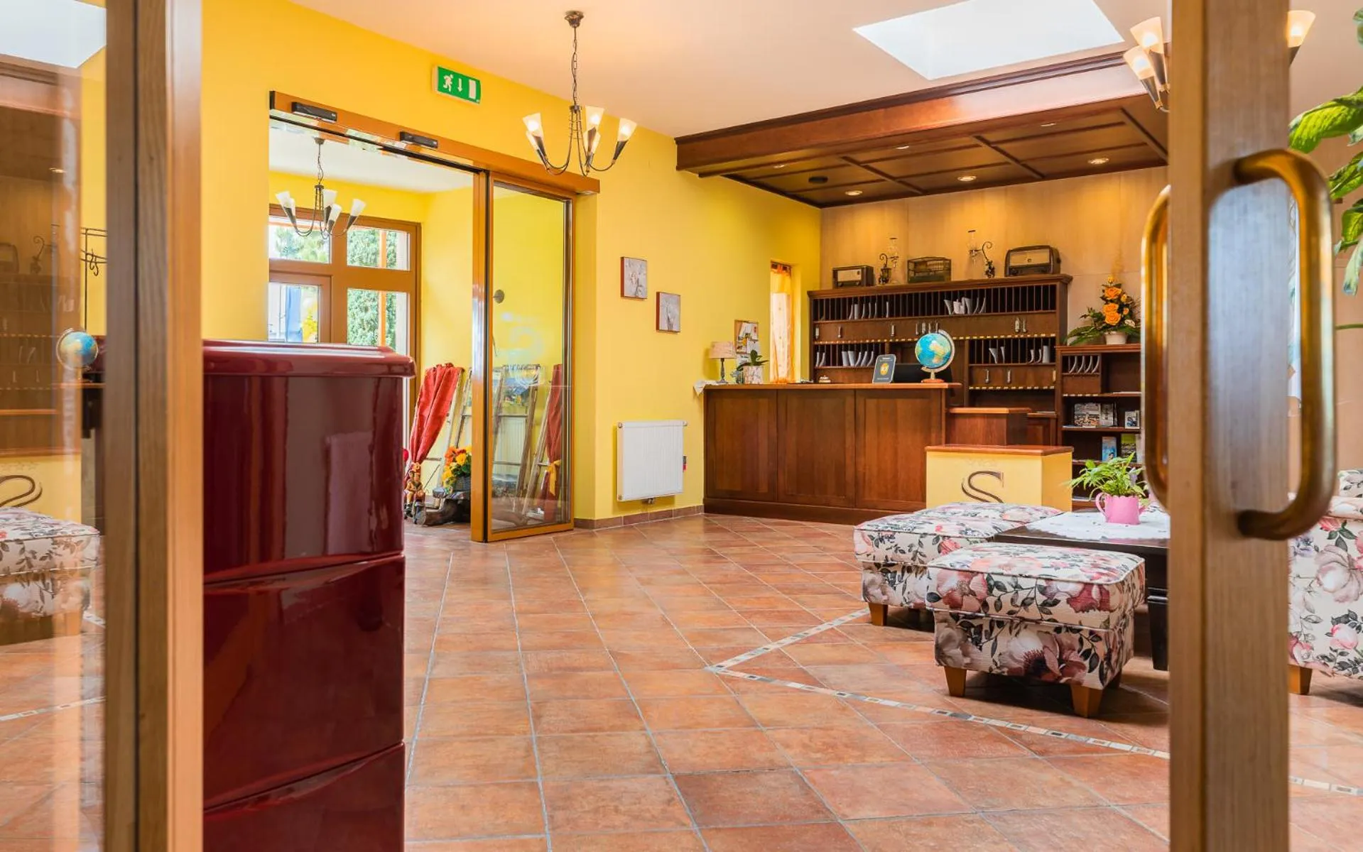 Lobby or reception in Hotel garni Steinfeld