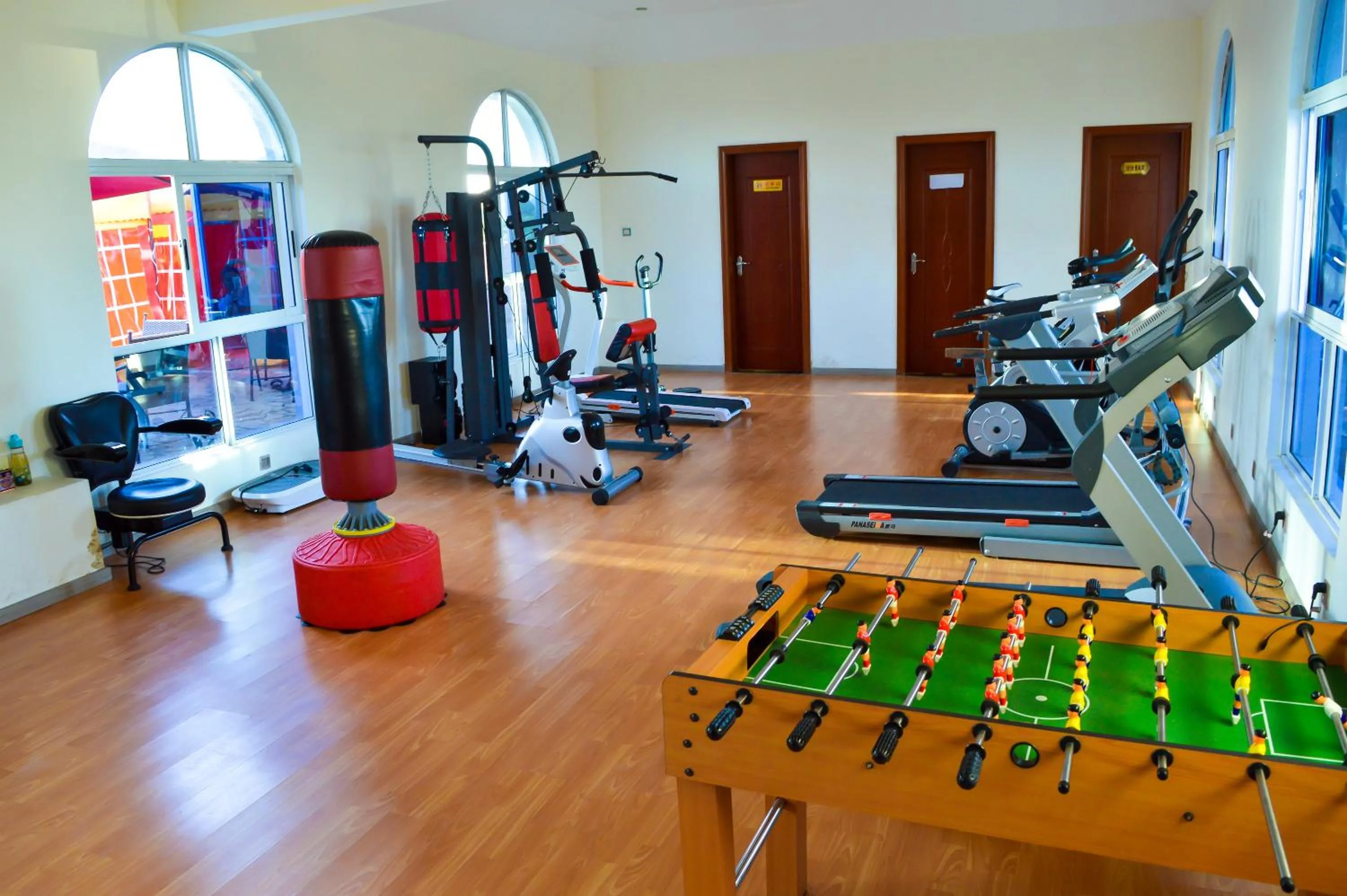 Fitness centre/facilities in Wuduria Hotel