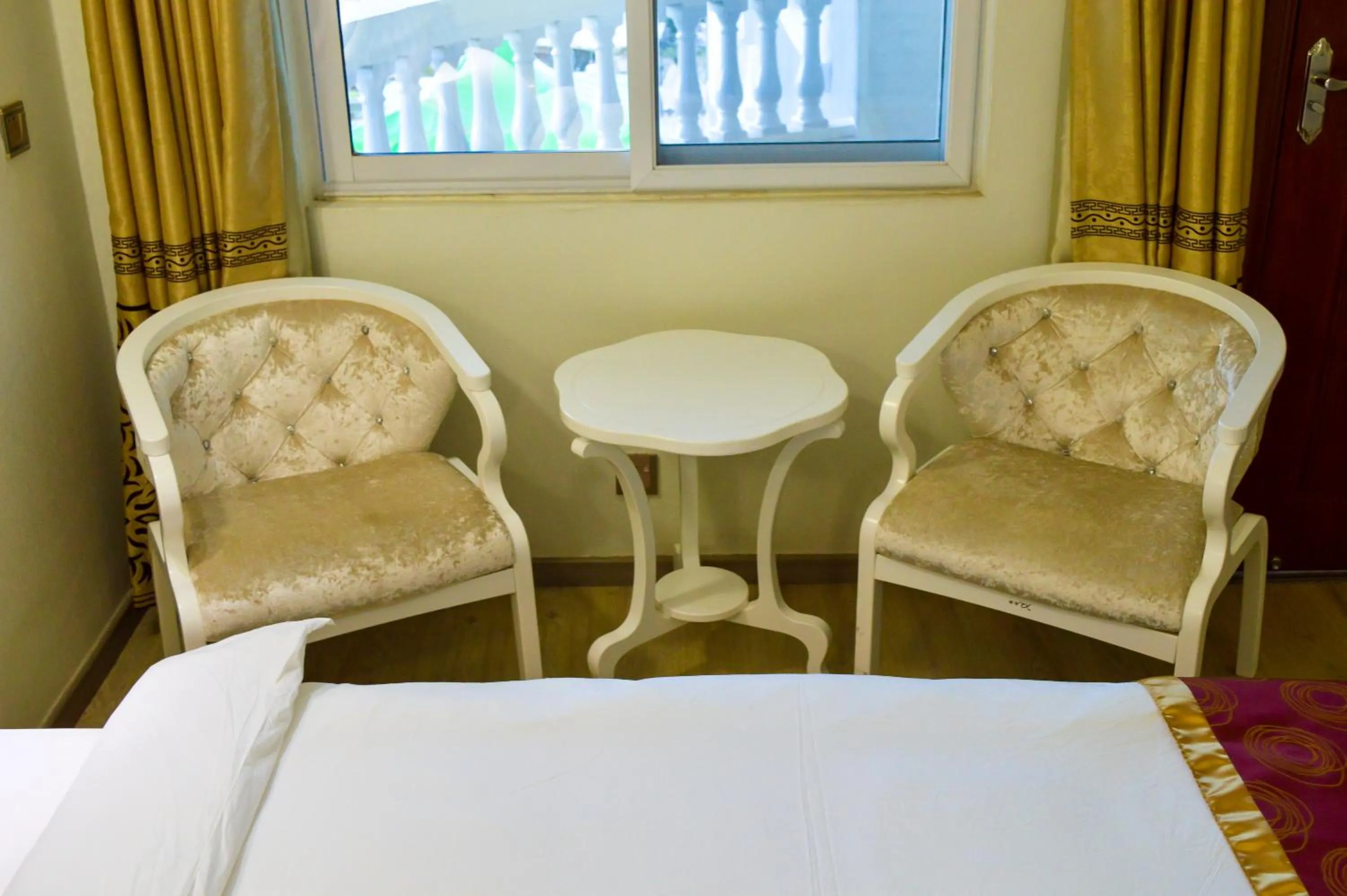 Bed in Wuduria Hotel