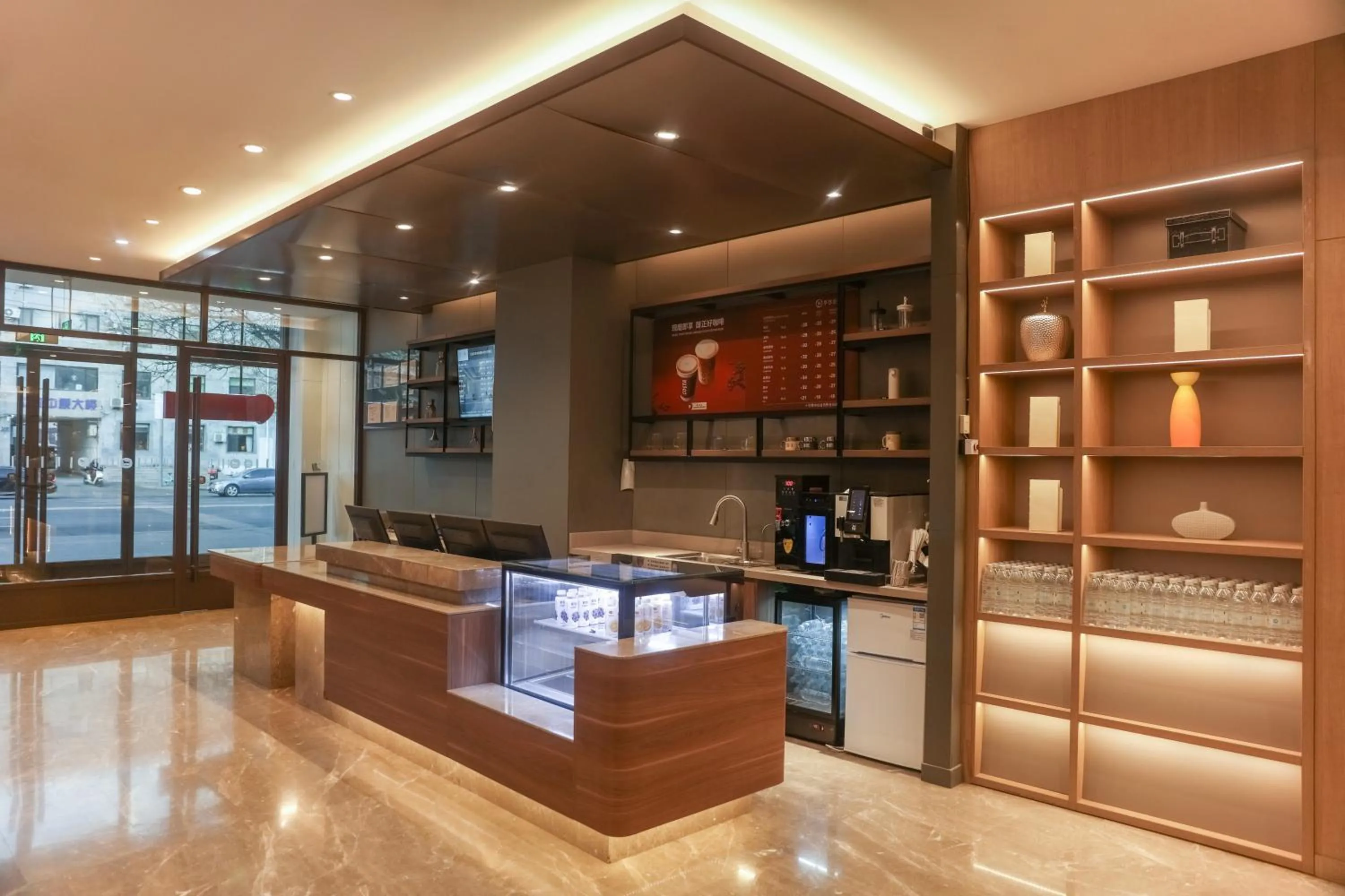 Lobby or reception in Hanting Hotel Beijing Zhixin Road University of Science and Technology