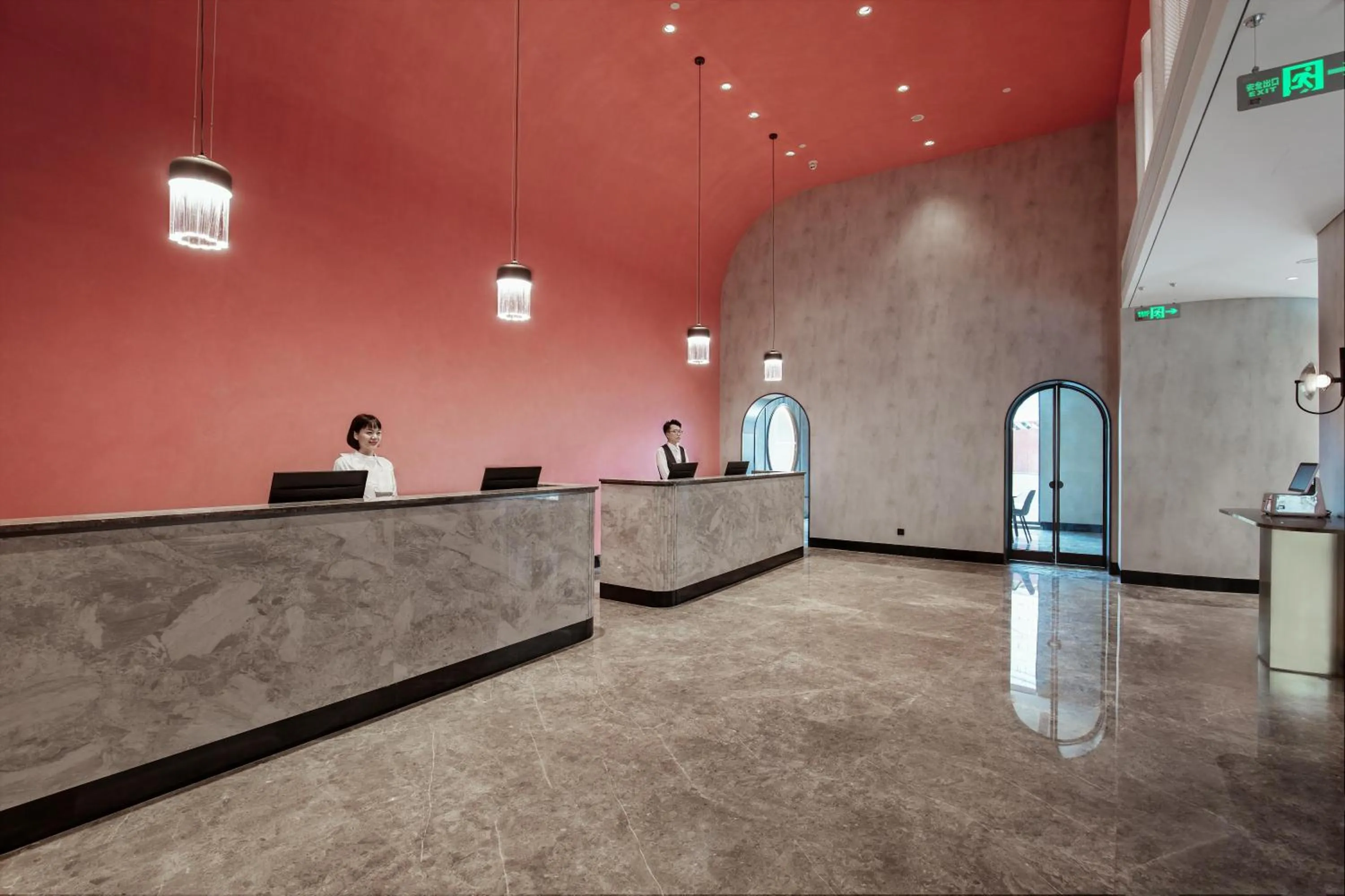 Lobby or reception in Orange Beijing Yansha Landmark Hotel