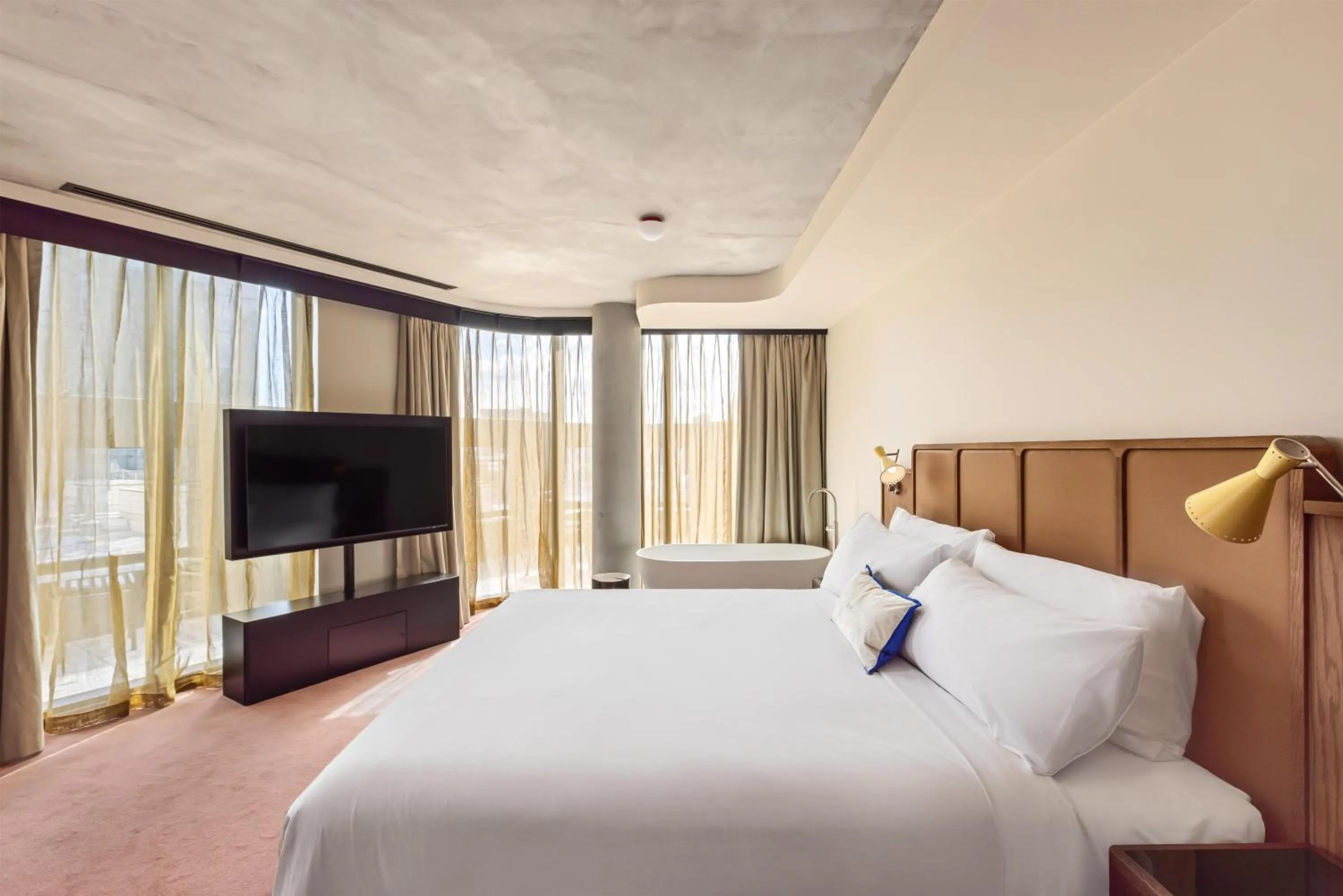 Bedroom, Bed in Hannah St Hotel Melbourne