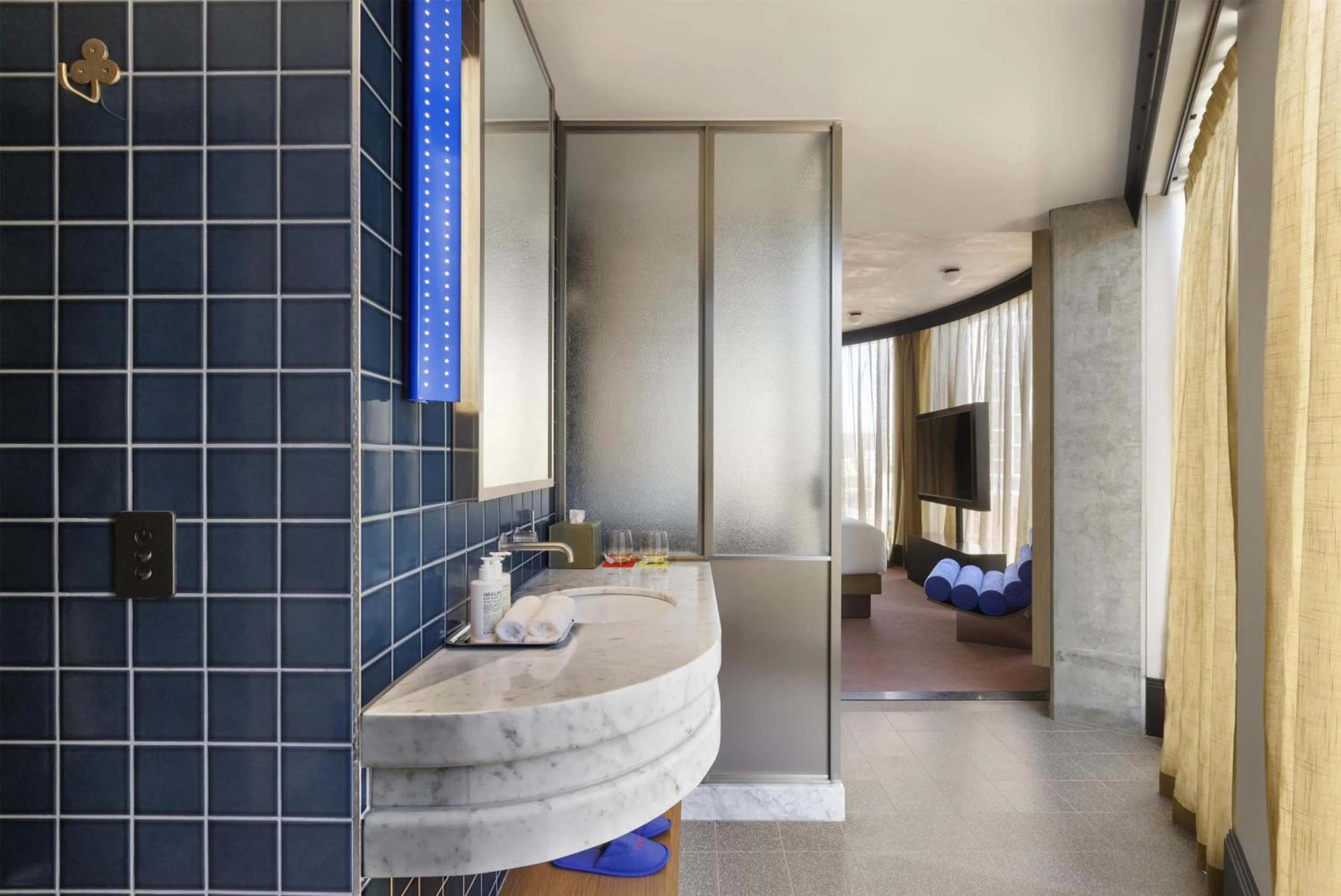 Bathroom in Hannah St Hotel Melbourne