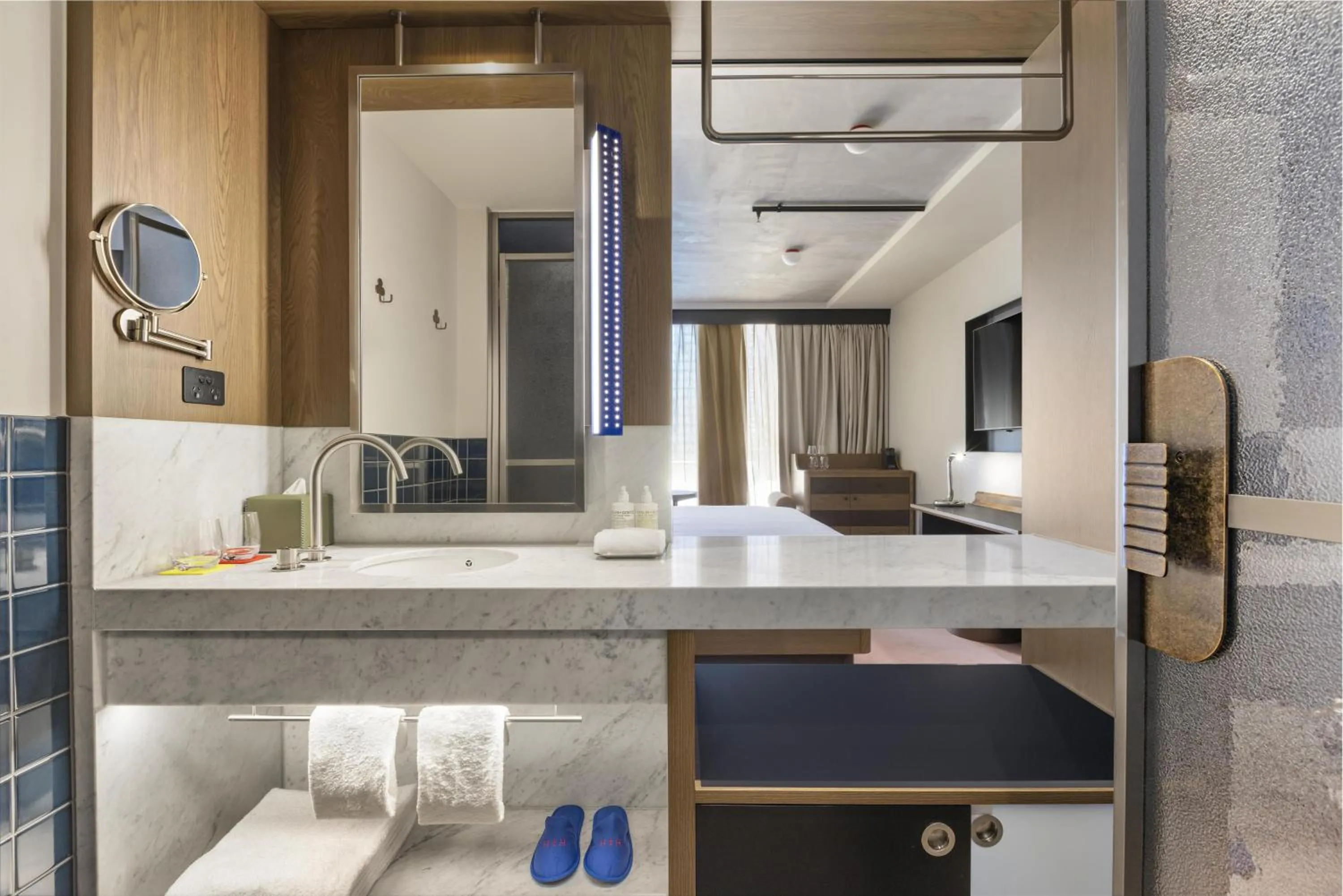 Bathroom in Hannah St Hotel Melbourne