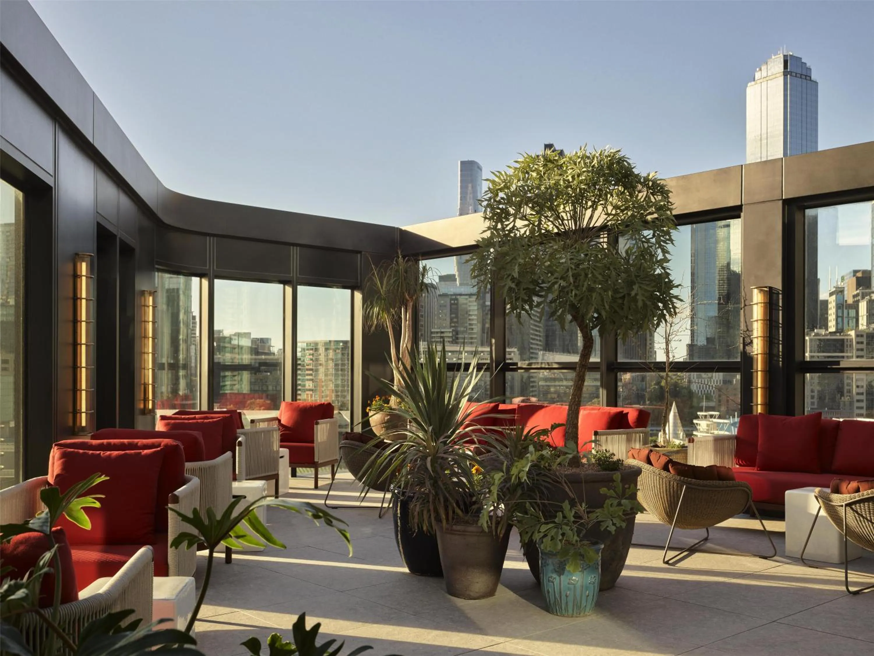 Lounge or bar in Hannah St Hotel Melbourne