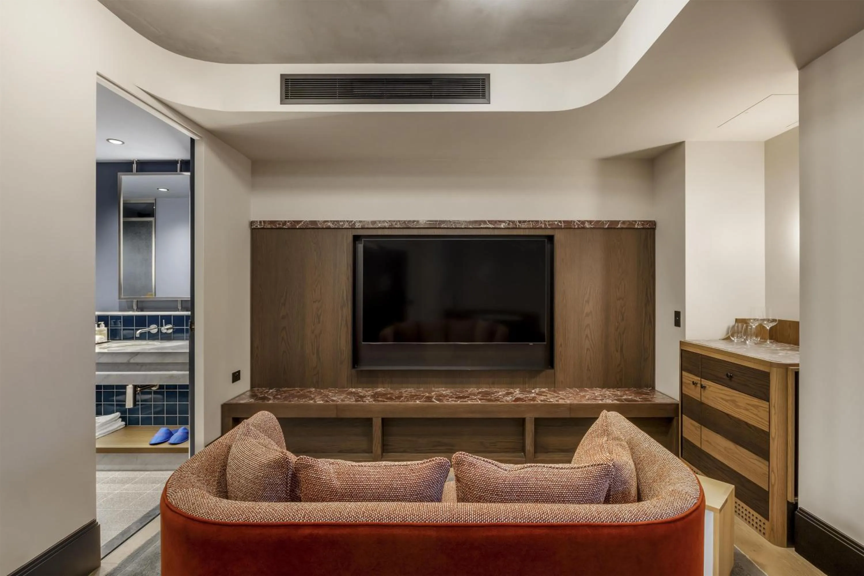 Bedroom in Hannah St Hotel Melbourne