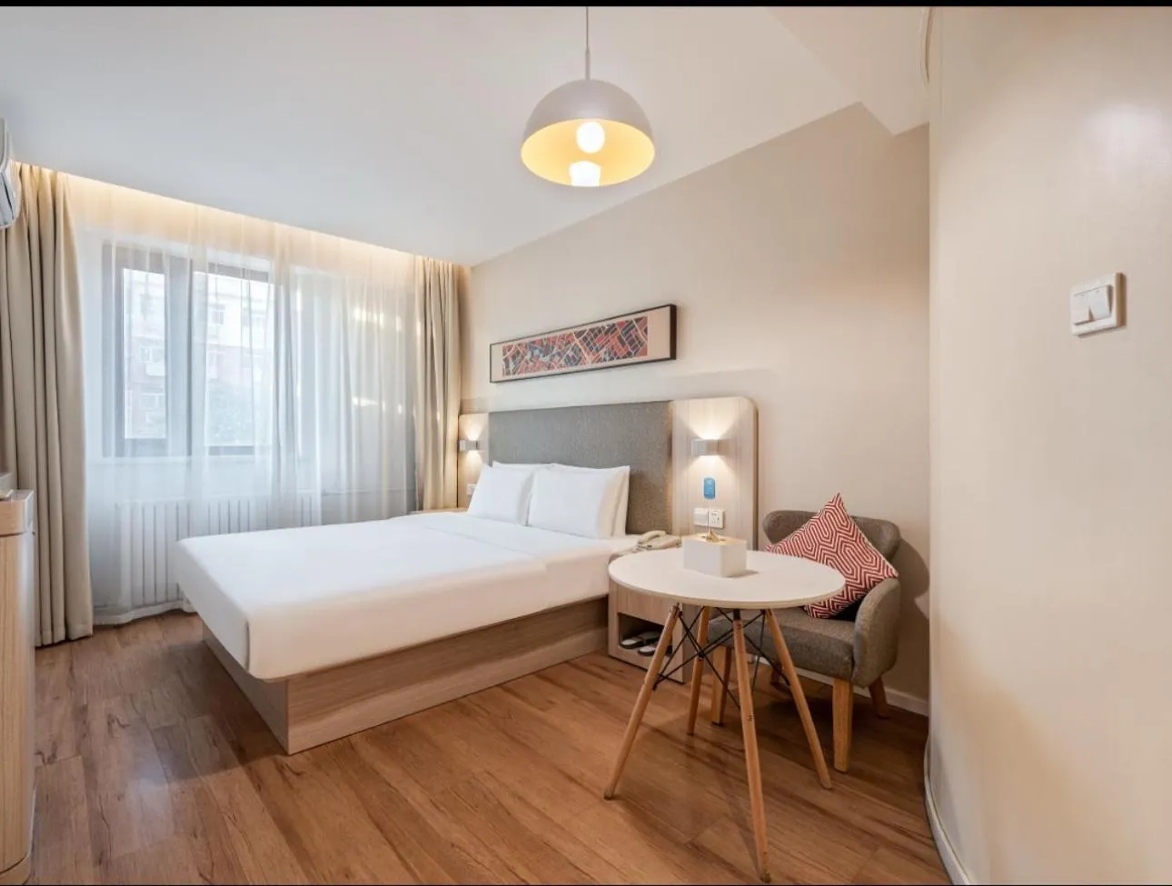 Bed in Hanting Hotel Beijing Wukesong Yongding Road