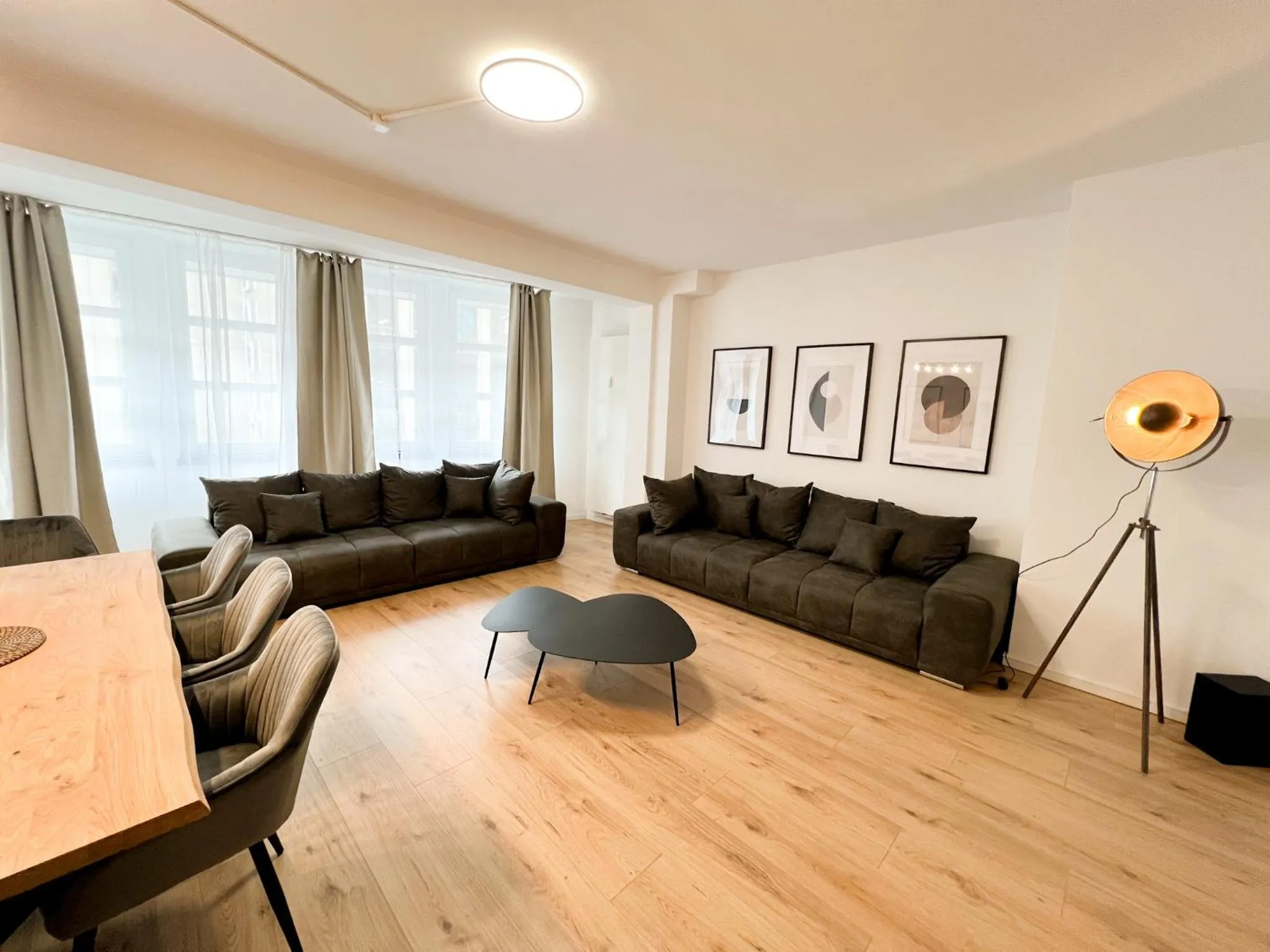 Living room in Centerapartments Tonhallenstraße