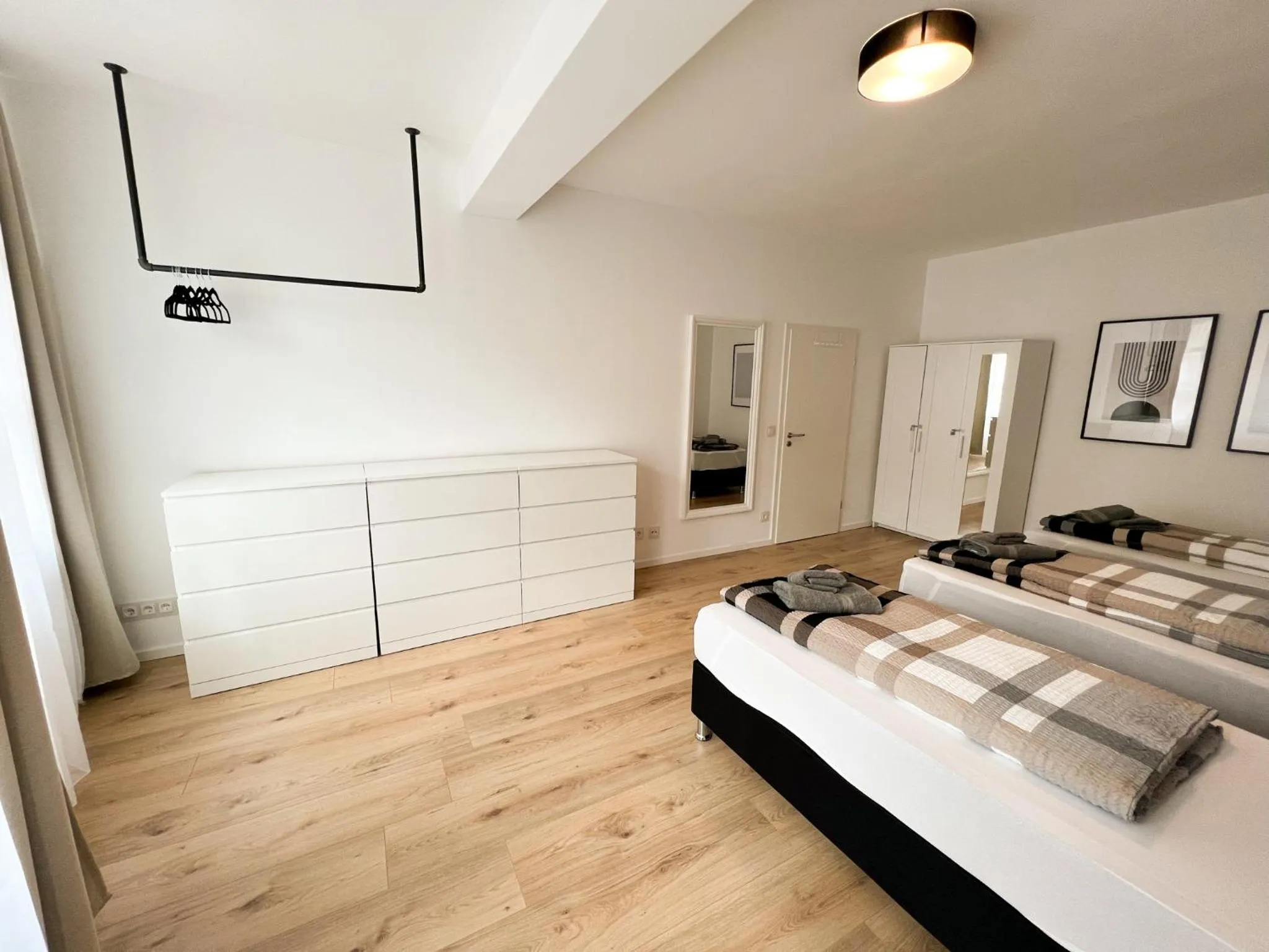 Bed in Centerapartments Tonhallenstraße