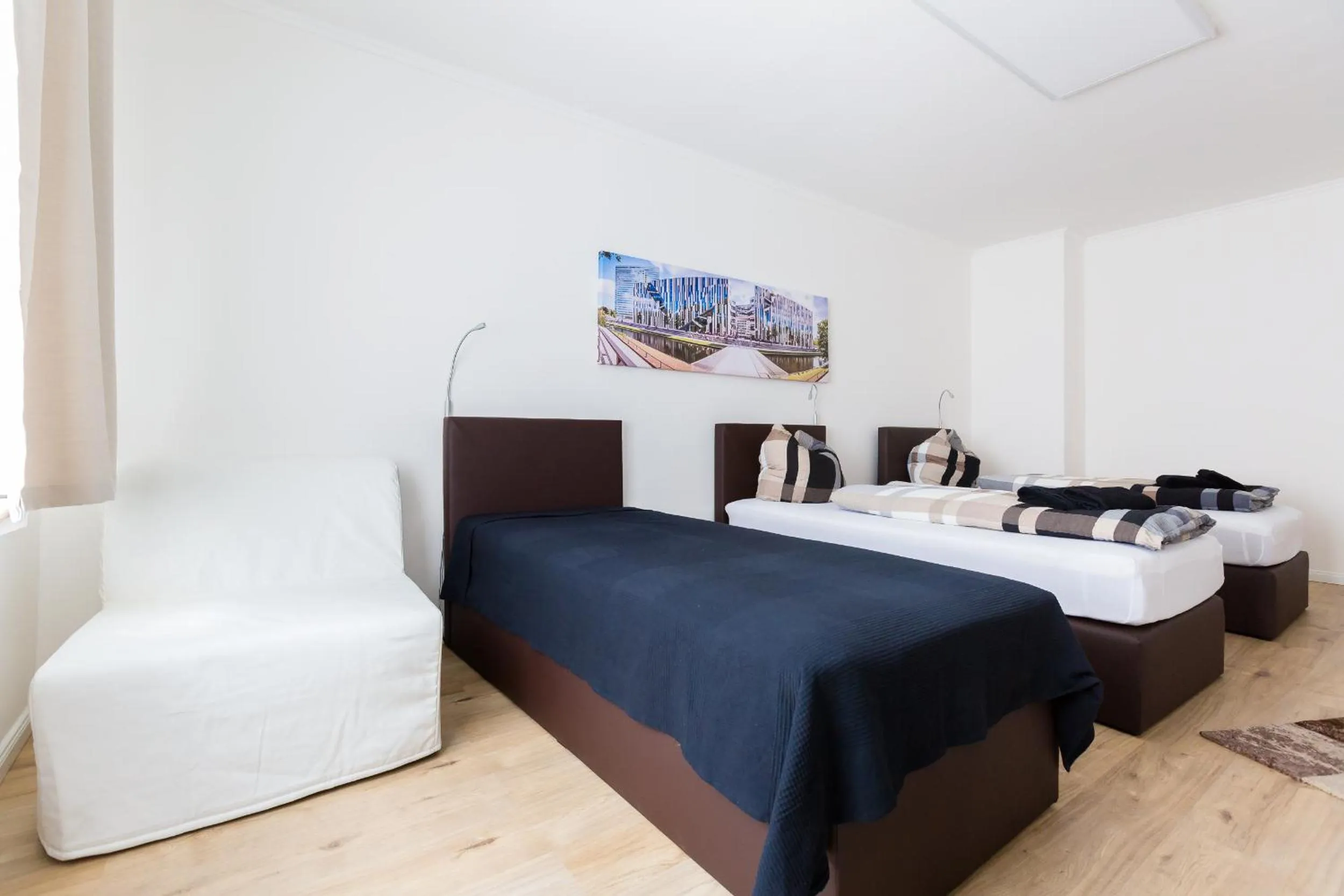 Bedroom, Bed in Centerapartments Tonhallenstraße